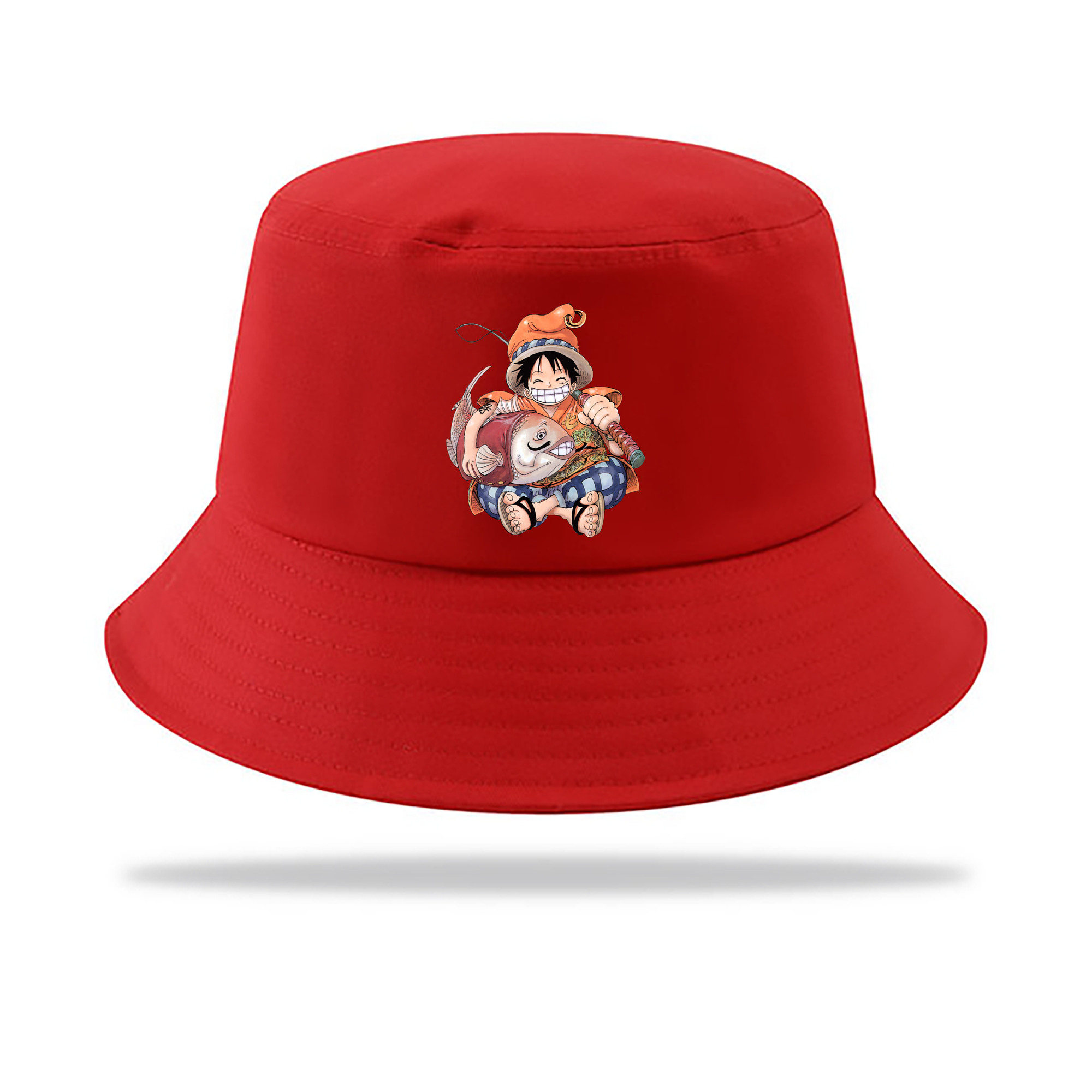 ワンピース モンキー・D・ルフィ ONE PIECE Monkey D. Luffy アウトドア日除けバケットハット