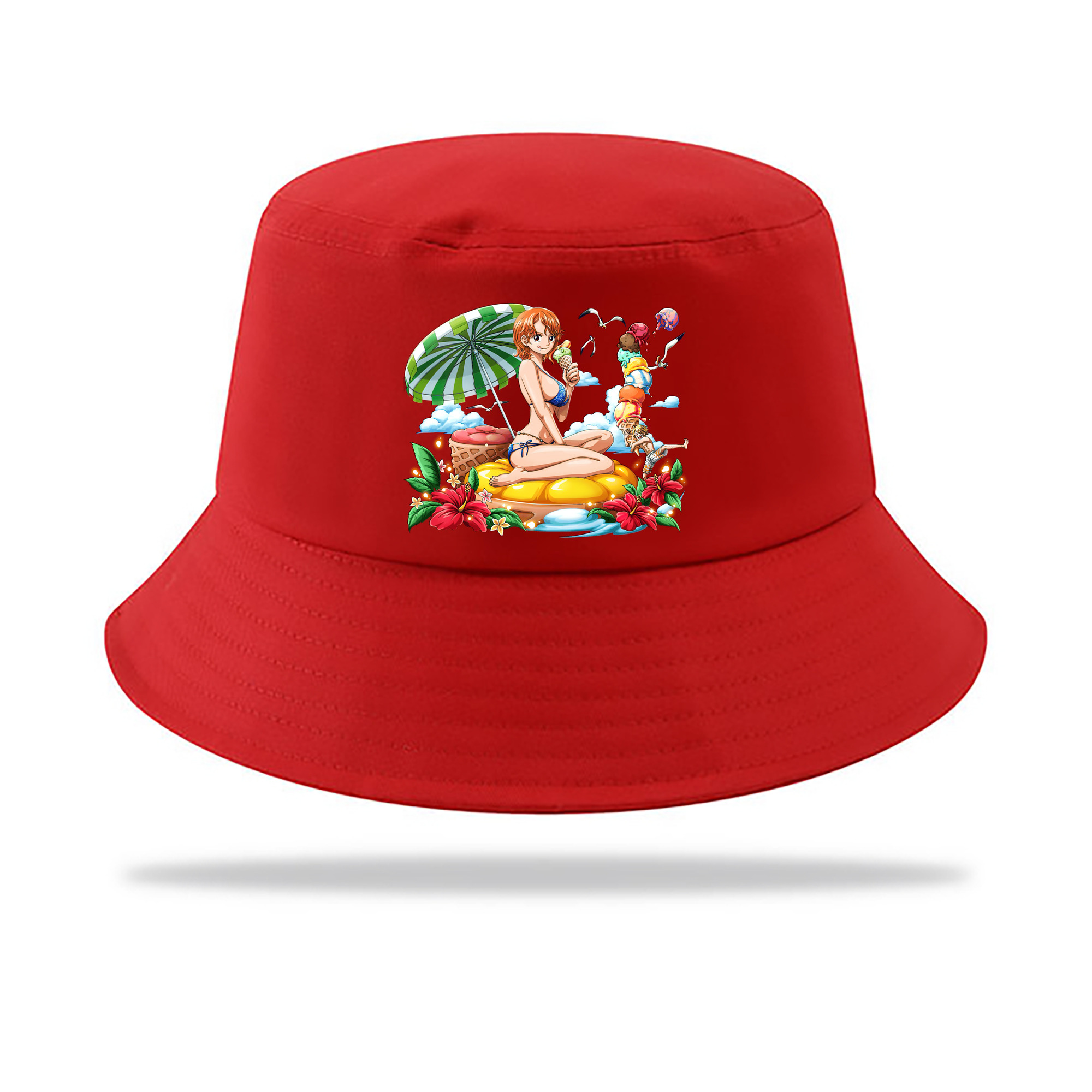 （画像用） ワンピース ナミ ONE PIECE Nami アウトドア日除けバケットハット