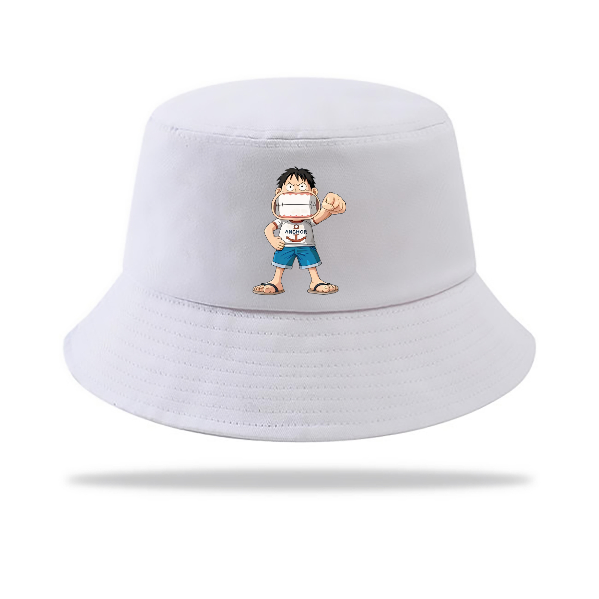 （画像用） ワンピース モンキー・D・ルフィ ONE PIECE Monkey D. Luffy アウトドア日除けバケットハット