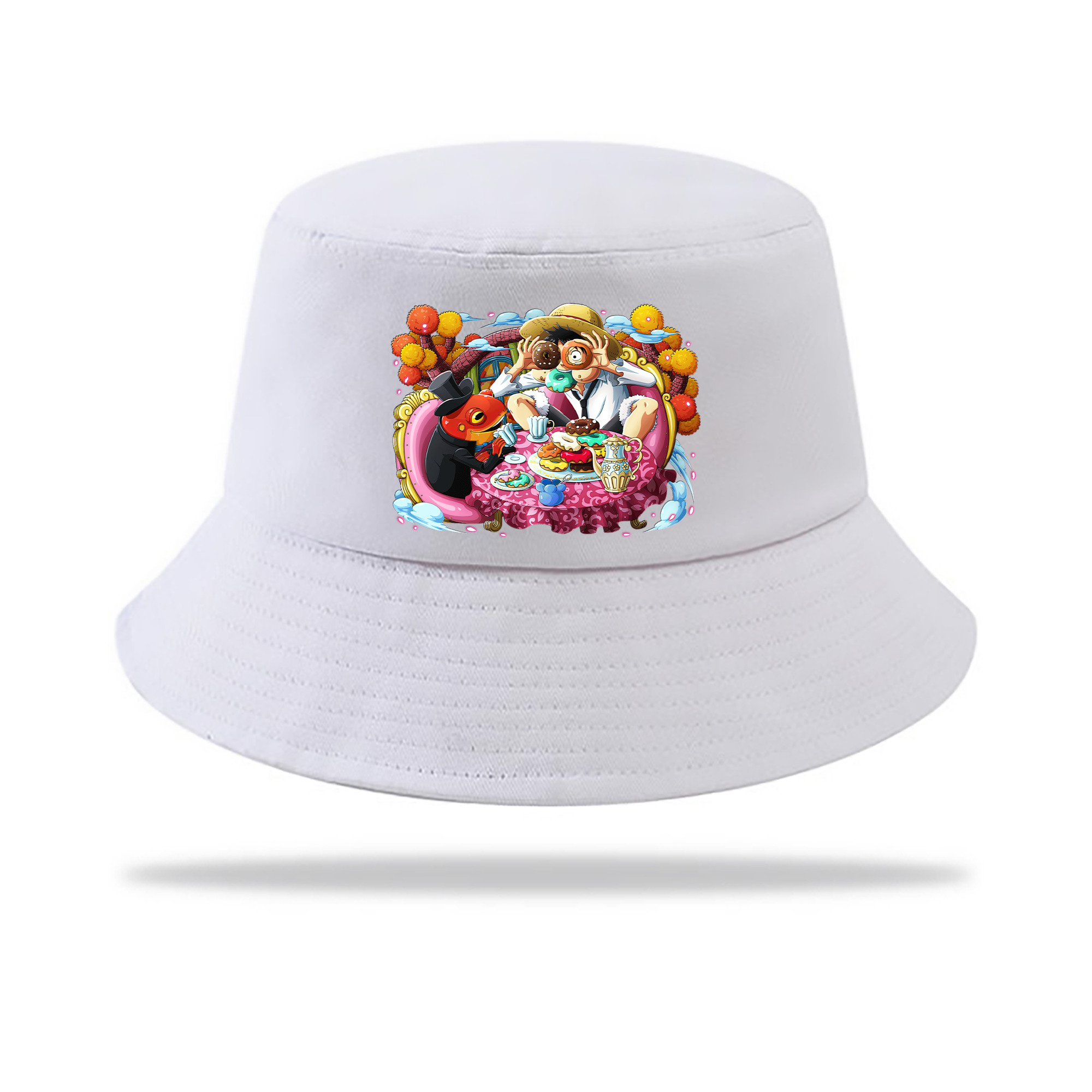 （画像用） ワンピース モンキー・D・ルフィ ONE PIECE Monkey D. Luffy アウトドア日除けバケットハット