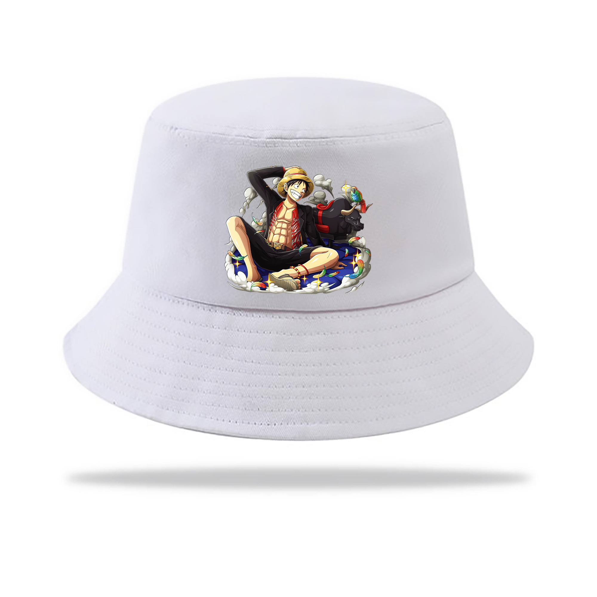（画像用） ワンピース モンキー・D・ルフィ ONE PIECE Monkey D. Luffy アウトドア日除けバケットハット