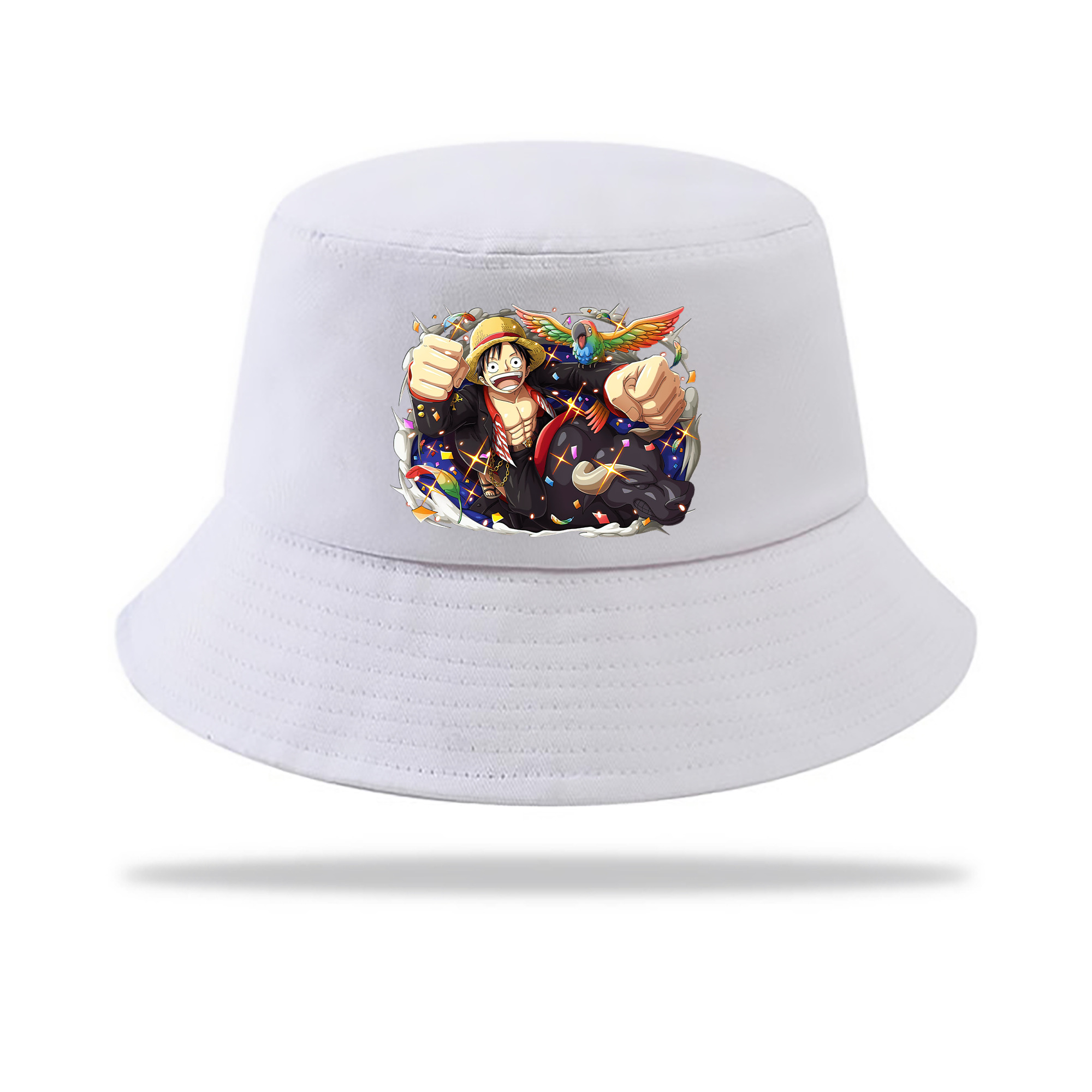 （画像用） ワンピース モンキー・D・ルフィ ONE PIECE Monkey D. Luffy アウトドア日除けバケットハット