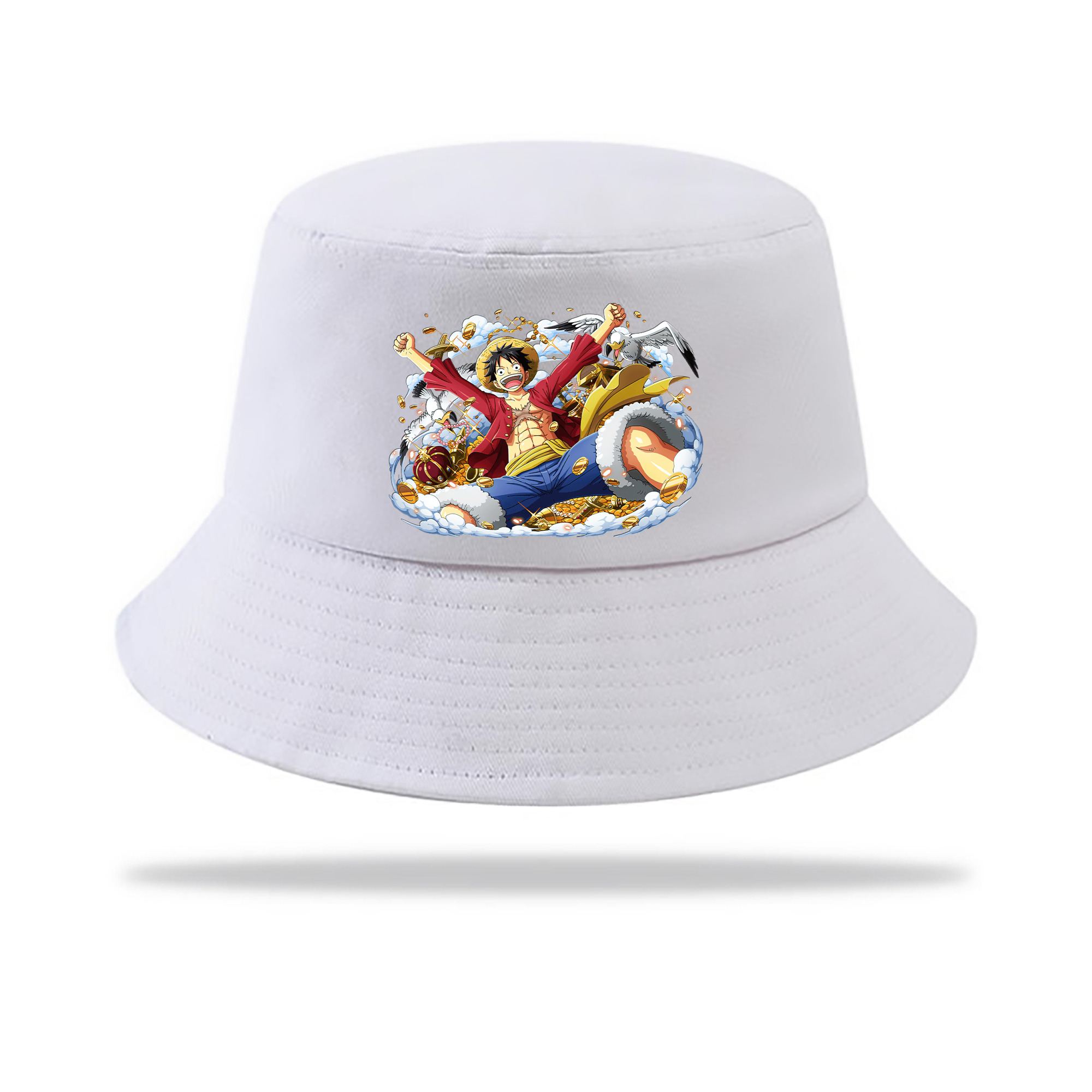 （画像用） ワンピース モンキー・D・ルフィ ONE PIECE Monkey D. Luffy アウトドア日除けバケットハット