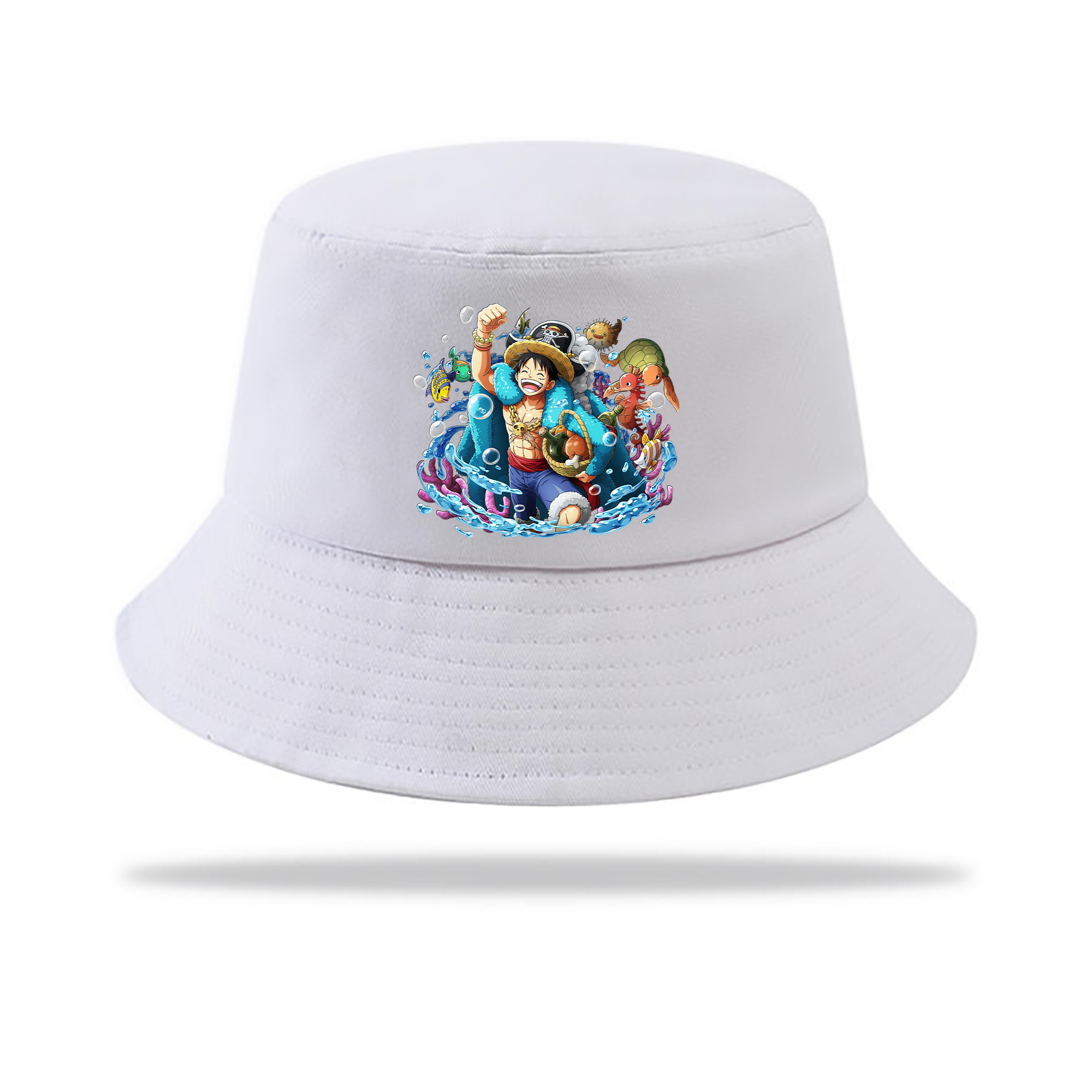 （画像用） ワンピース モンキー・D・ルフィ ONE PIECE Monkey D. Luffy アウトドア日除けバケットハット