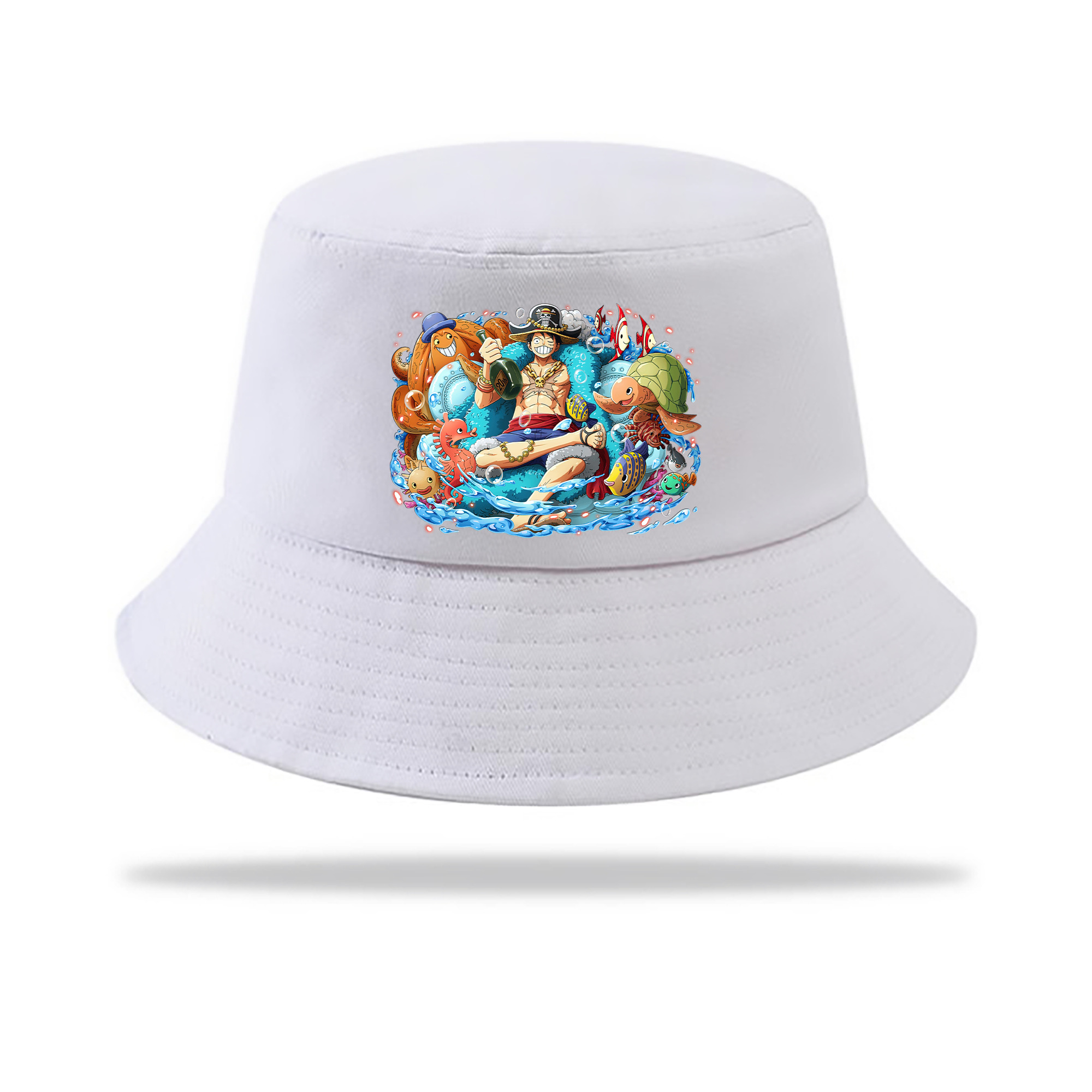 （画像用） ワンピース モンキー・D・ルフィ ONE PIECE Monkey D. Luffy アウトドア日除けバケットハット