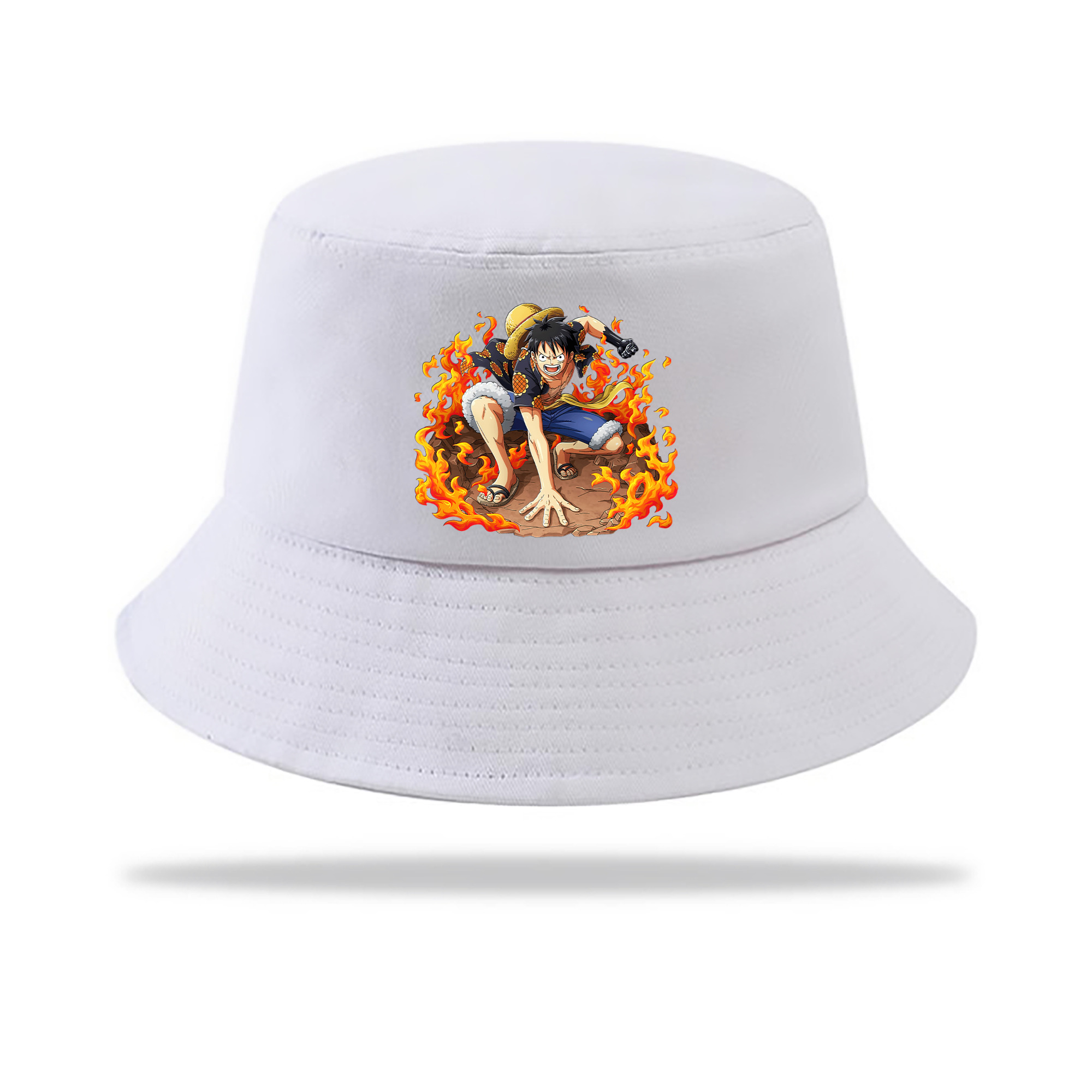 （画像用） ワンピース モンキー・D・ルフィ ONE PIECE Monkey D. Luffy アウトドア日除けバケットハット