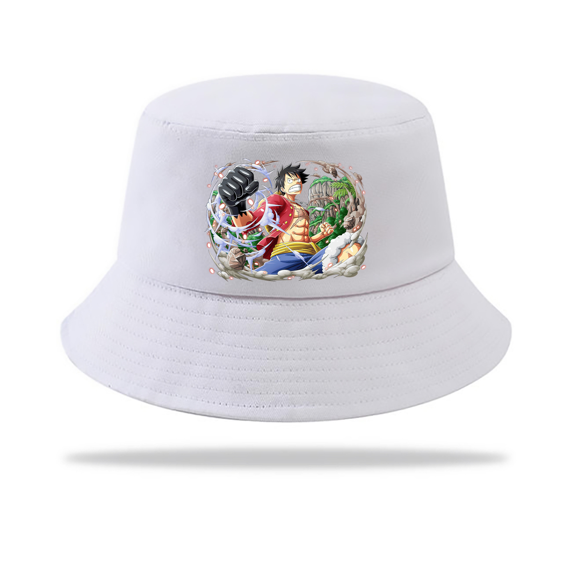 （画像用） ワンピース モンキー・D・ルフィ ONE PIECE Monkey D. Luffy アウトドア日除けバケットハット