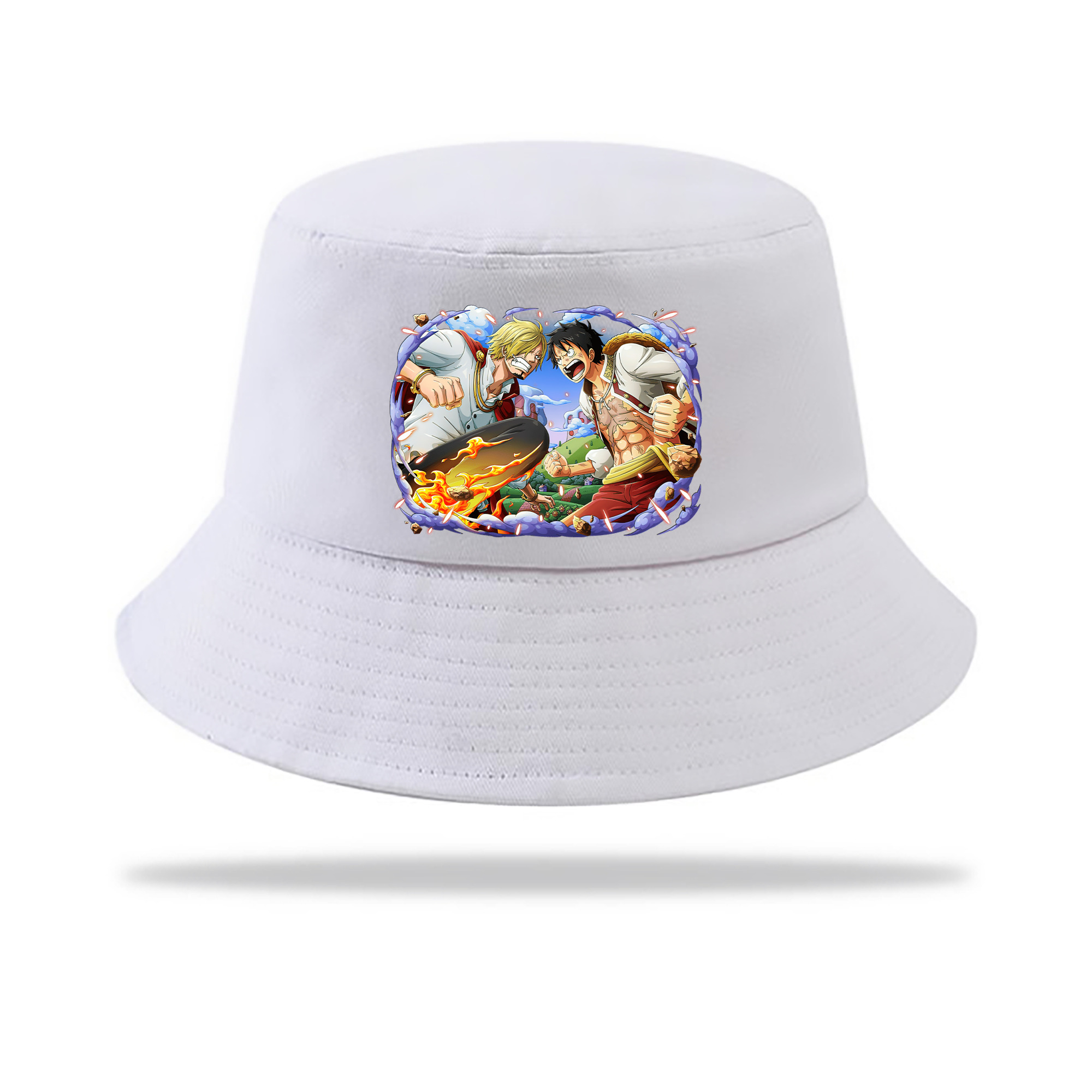 （画像用） ワンピース モンキー・D・ルフィ ONE PIECE Monkey D. Luffy アウトドア日除けバケットハット
