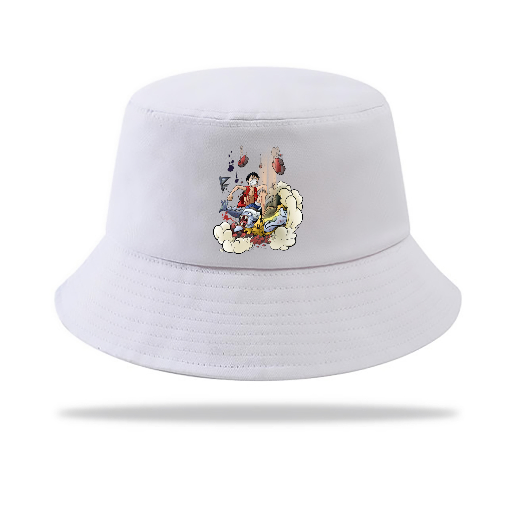 （画像用） ワンピース モンキー・D・ルフィ ONE PIECE Monkey D. Luffy アウトドア日除けバケットハット