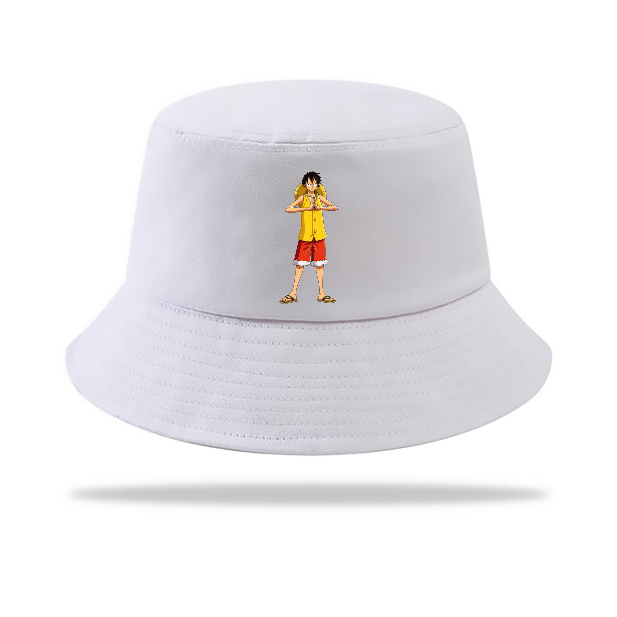 （画像用） ワンピース モンキー・D・ルフィ ONE PIECE Monkey D. Luffy アウトドア日除けバケットハット