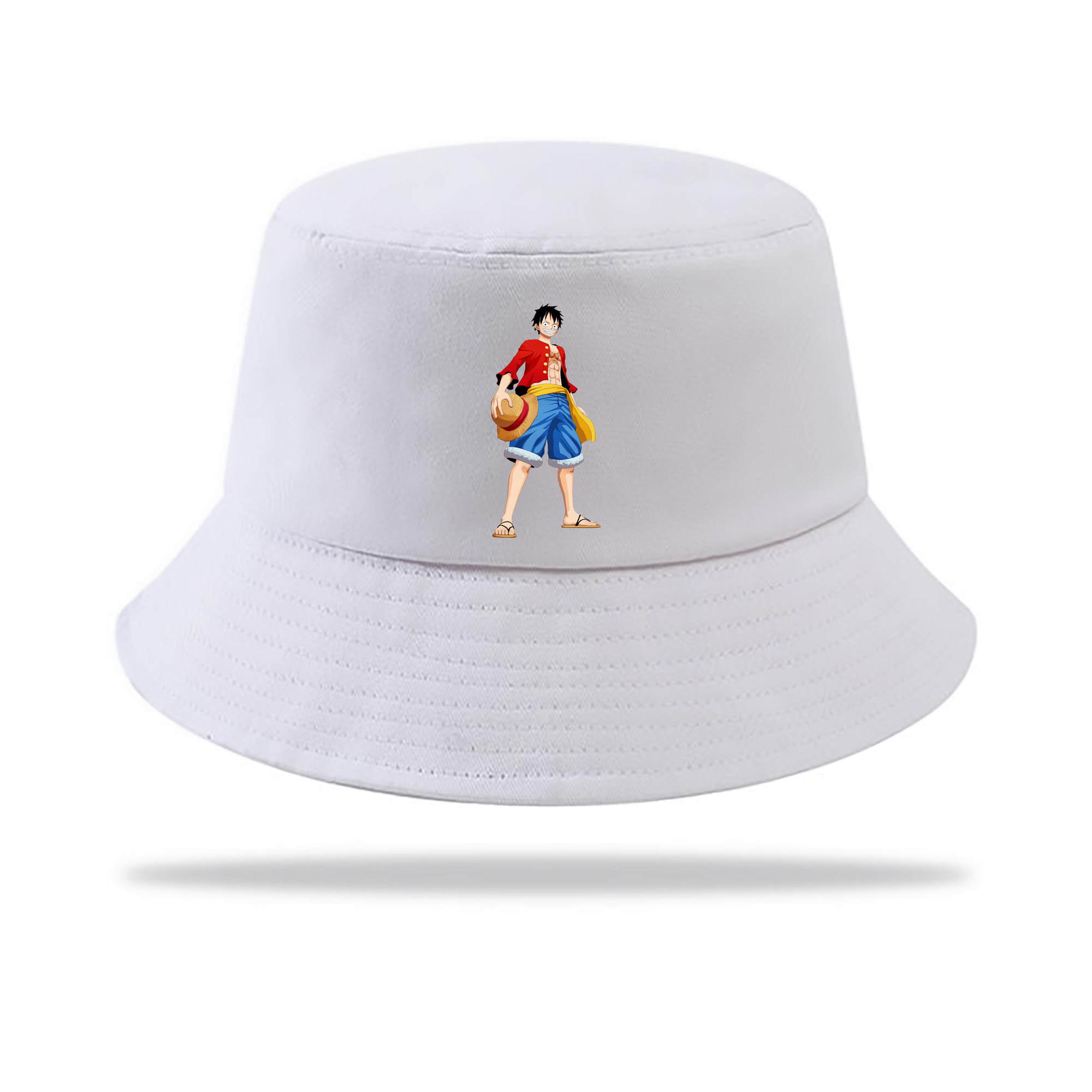 （画像用） ワンピース モンキー・D・ルフィ ONE PIECE Monkey D. Luffy アウトドア日除けバケットハット