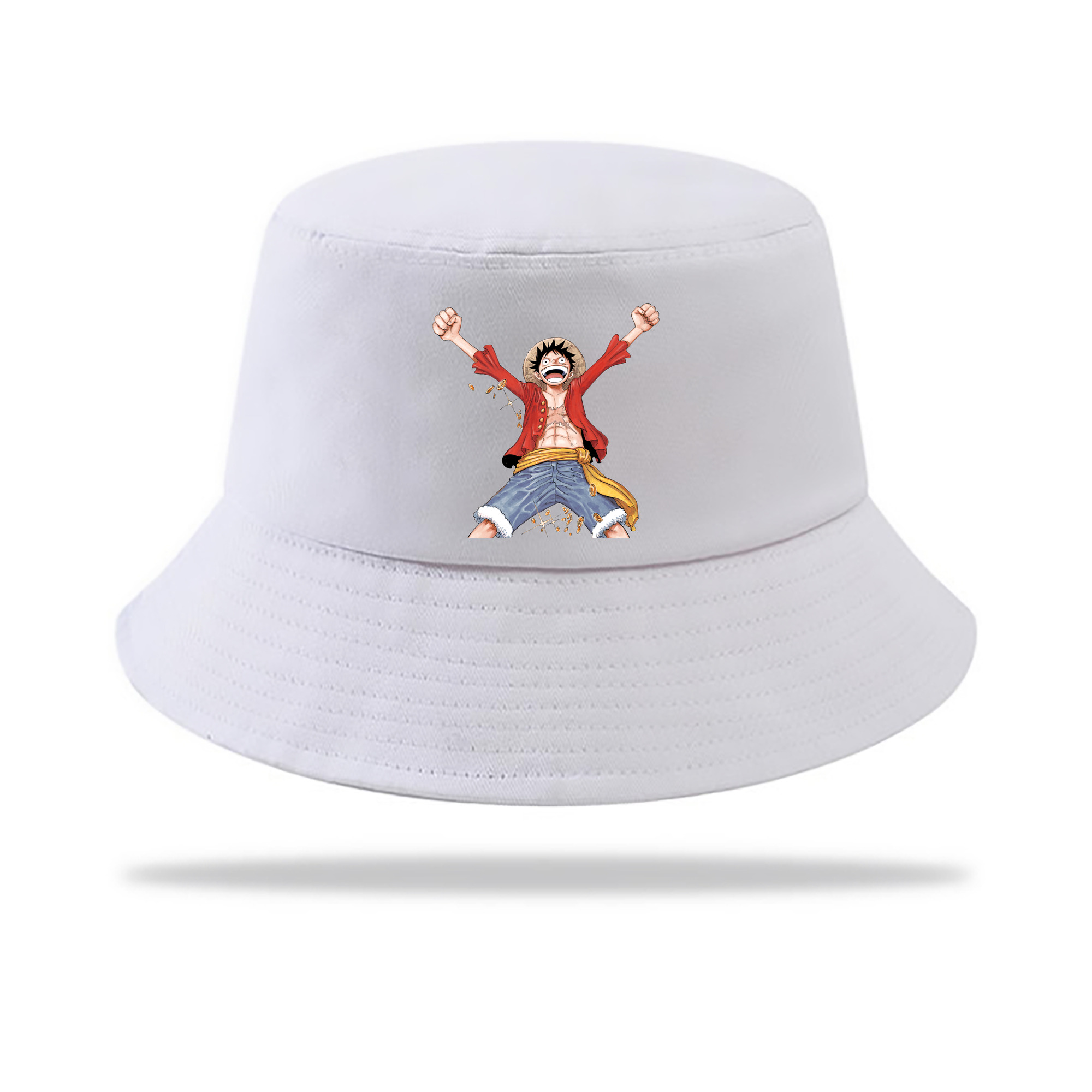 （画像用） ワンピース モンキー・D・ルフィ ONE PIECE Monkey D. Luffy アウトドア日除けバケットハット