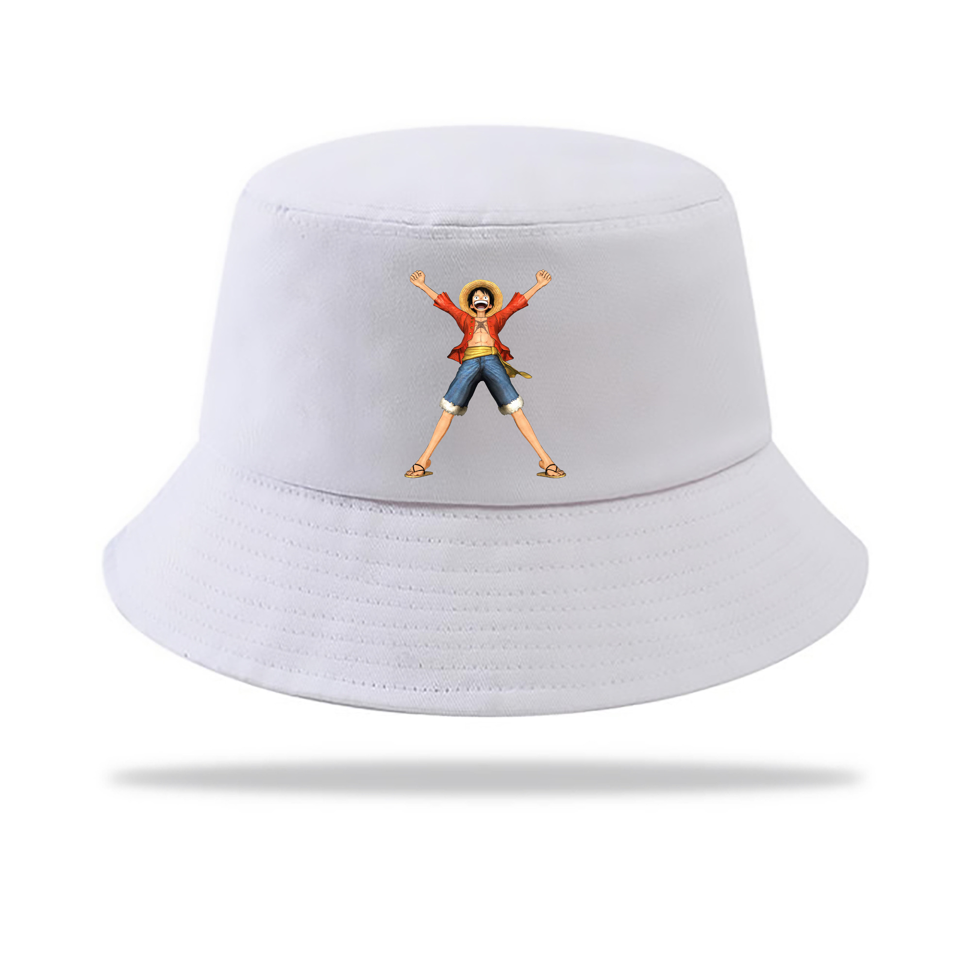 （画像用） ワンピース モンキー・D・ルフィ ONE PIECE Monkey D. Luffy アウトドア日除けバケットハット