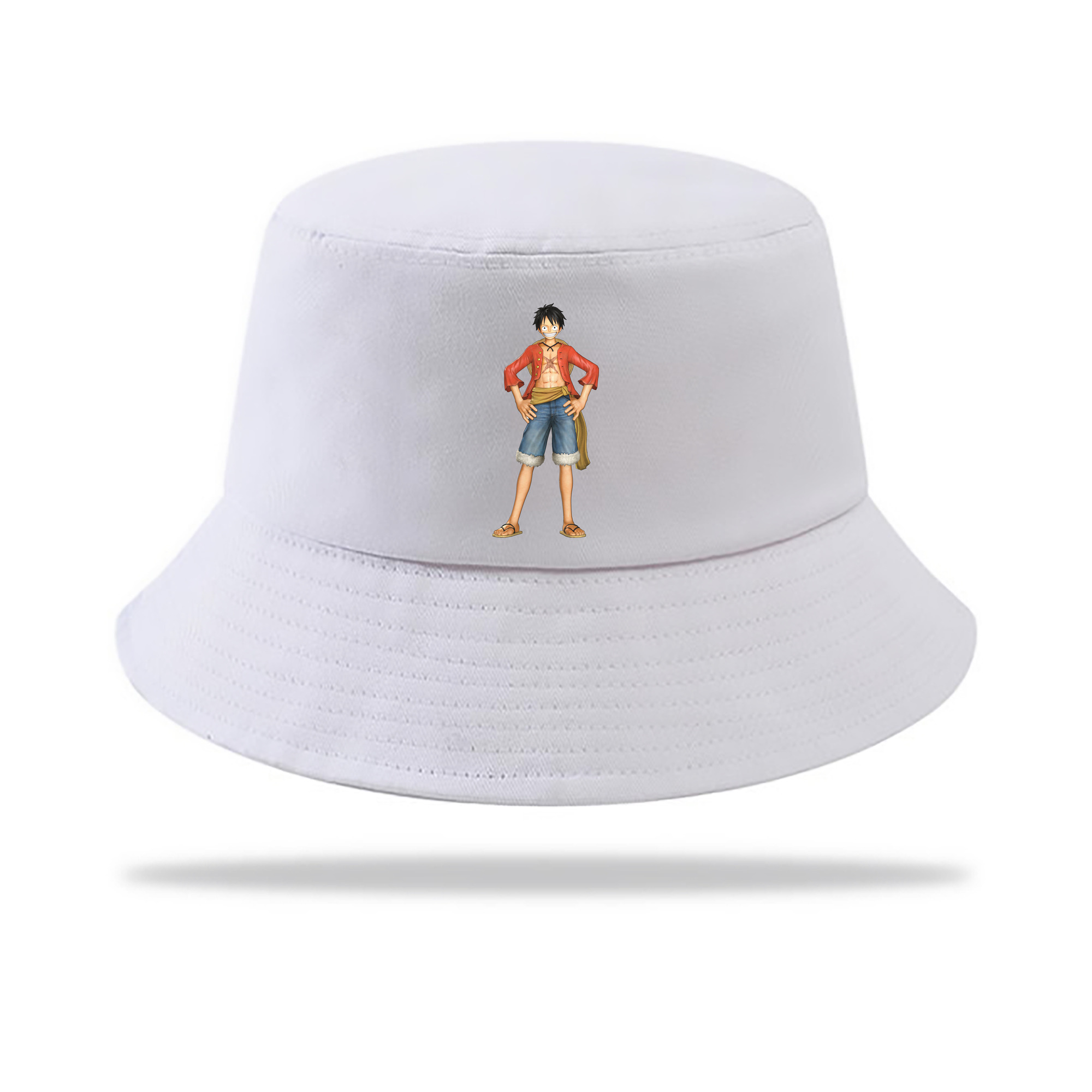 （画像用） ワンピース モンキー・D・ルフィ ONE PIECE Monkey D. Luffy アウトドア日除けバケットハット