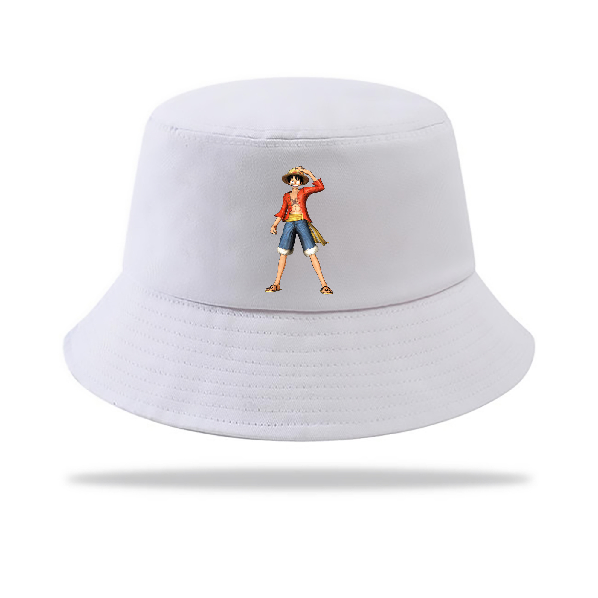 （画像用） ワンピース モンキー・D・ルフィ ONE PIECE Monkey D. Luffy アウトドア日除けバケットハット