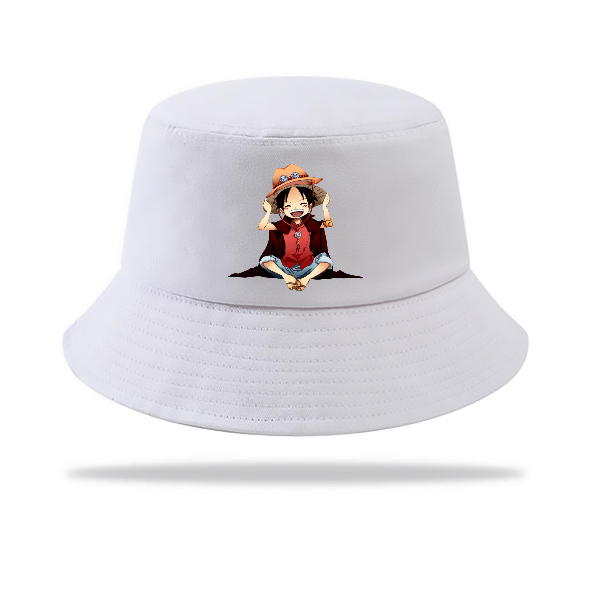 （画像用） ワンピース モンキー・D・ルフィ ONE PIECE Monkey D. Luffy アウトドア日除けバケットハット