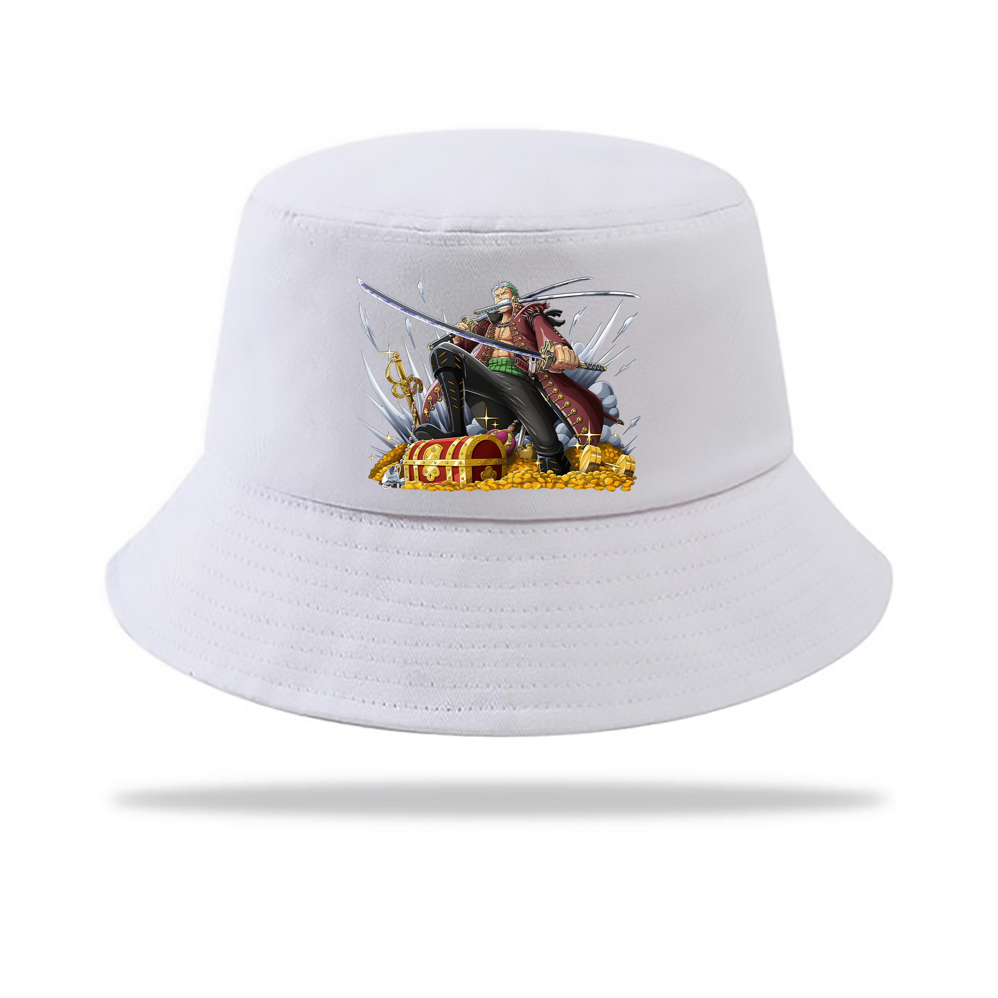 （画像用） ワンピース ロロノア・ゾロ ONE PIECE Roronoa Zoro アウトドア日除けバケットハット