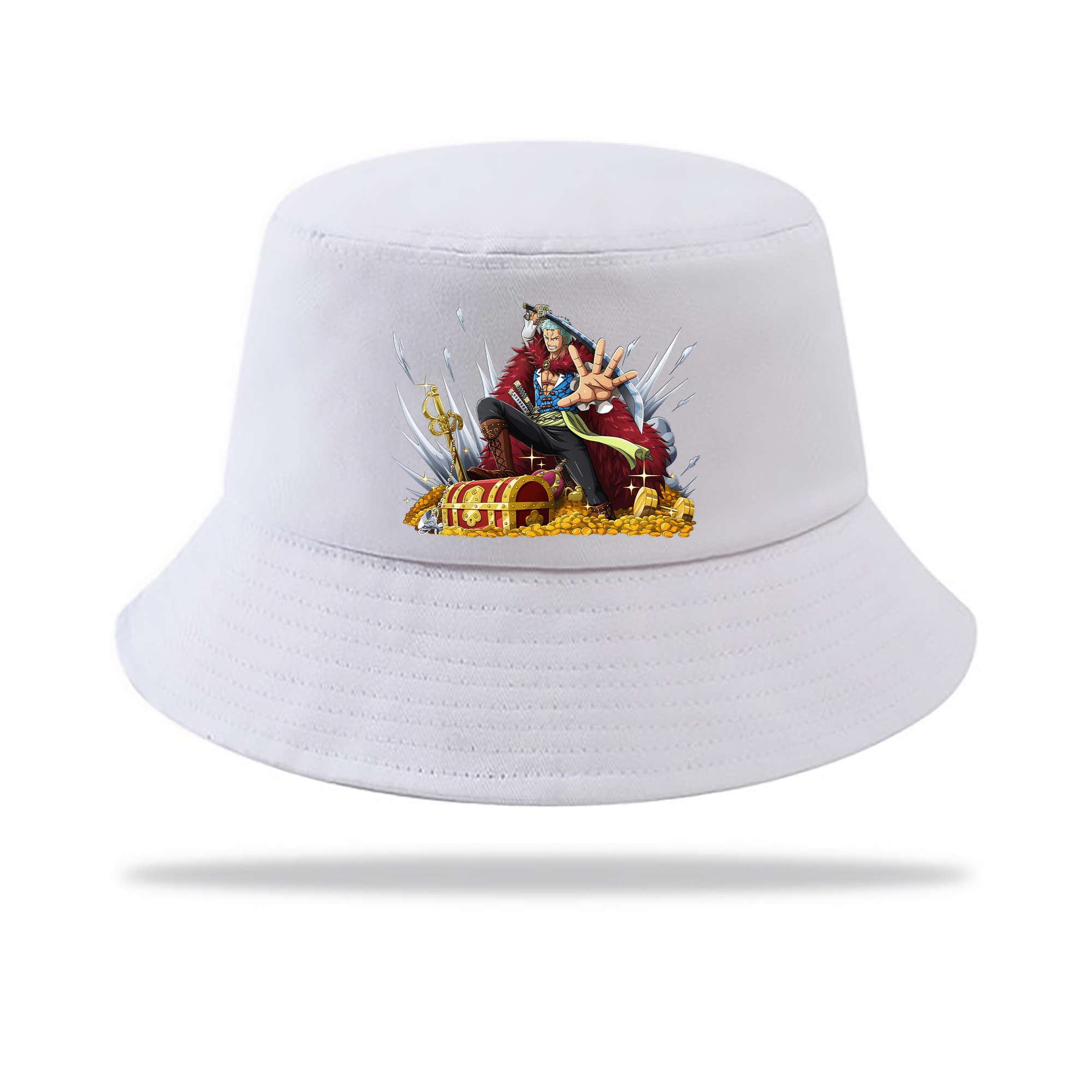 （画像用） ワンピース ロロノア・ゾロ ONE PIECE Roronoa Zoro アウトドア日除けバケットハット