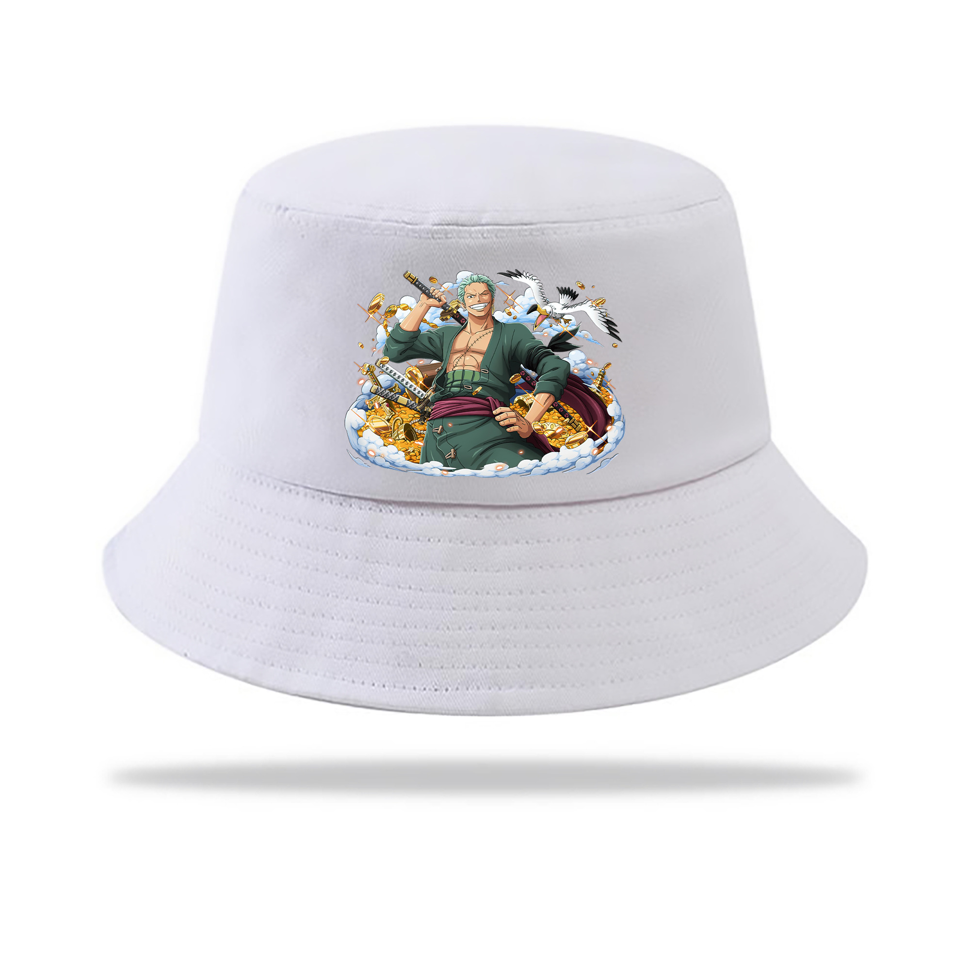 （画像用） ワンピース ロロノア・ゾロ ONE PIECE Roronoa Zoro アウトドア日除けバケットハット
