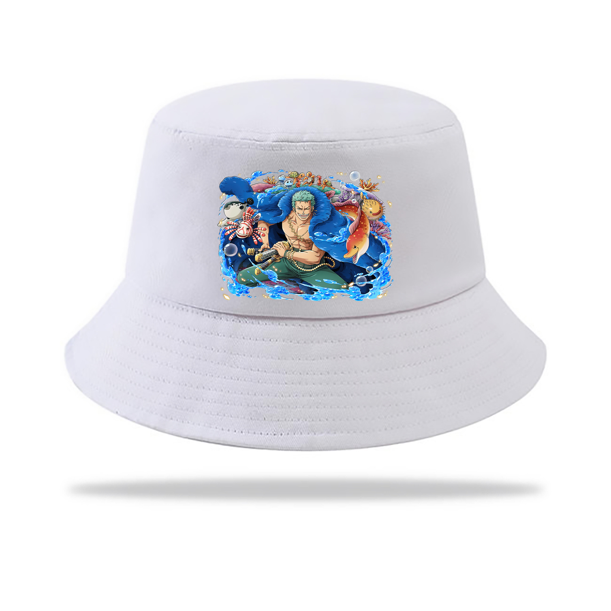（画像用） ワンピース ロロノア・ゾロ ONE PIECE Roronoa Zoro アウトドア日除けバケットハット