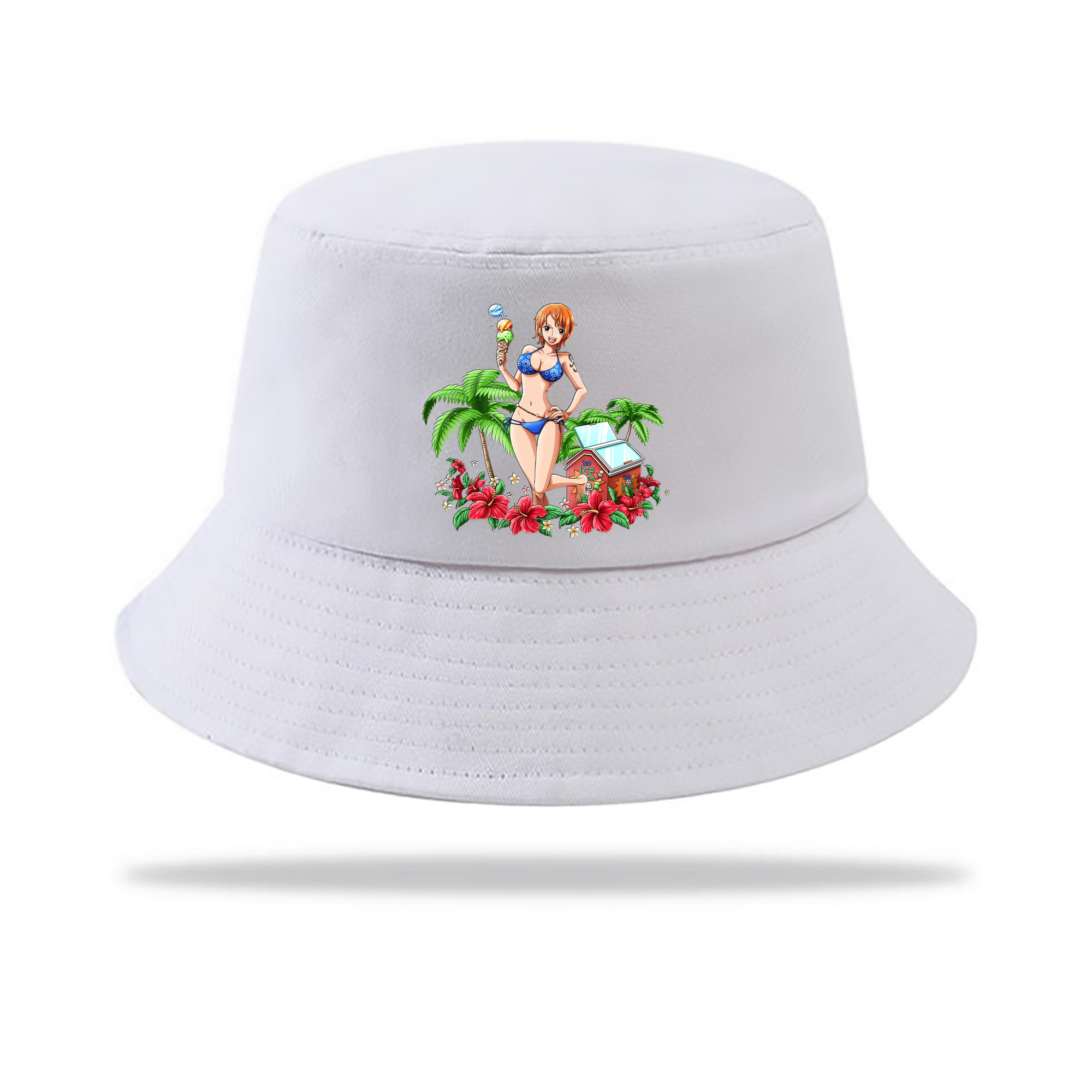 （画像用） ワンピース ナミ ONE PIECE Nami アウトドア日除けバケットハット