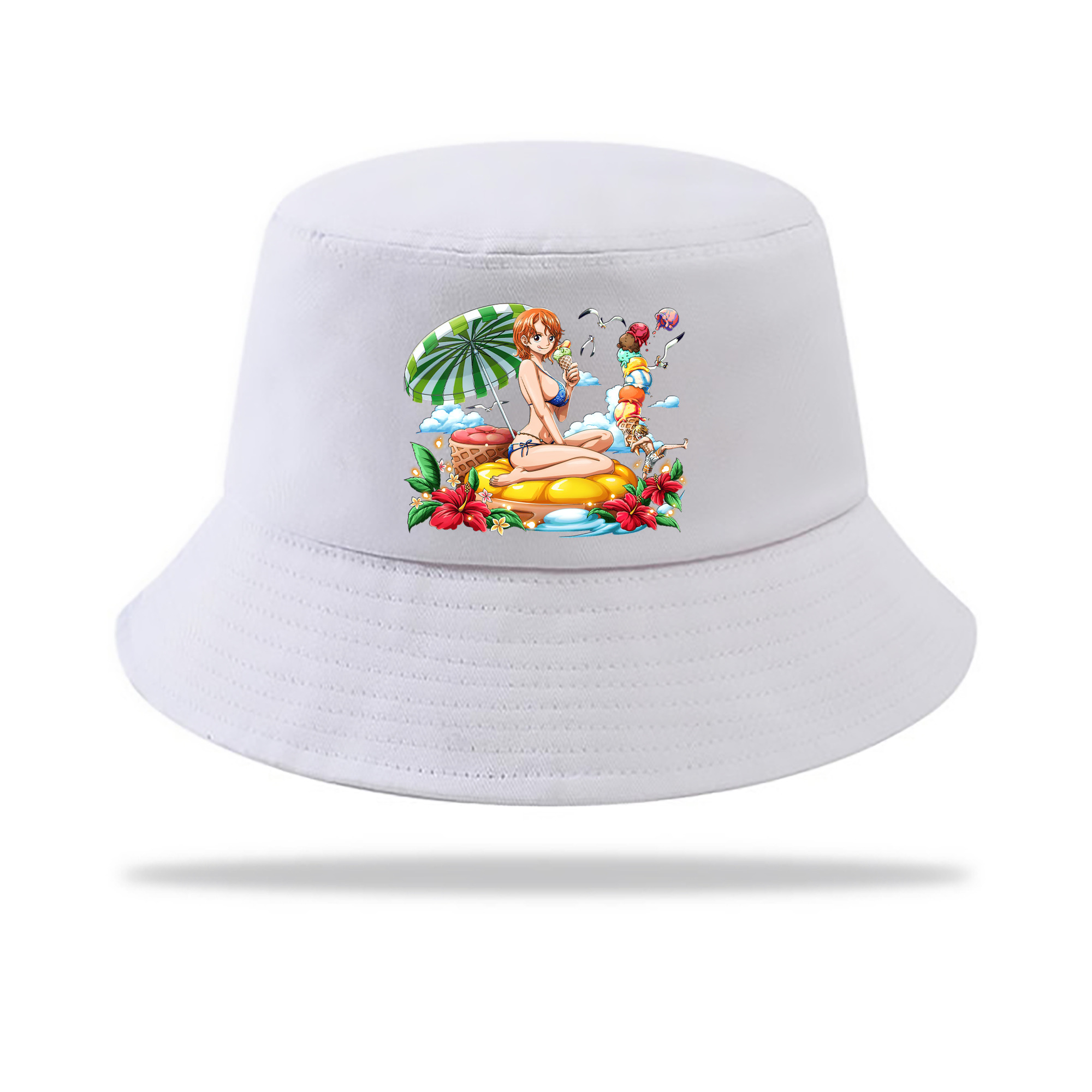 （画像用） ワンピース ナミ ONE PIECE Nami アウトドア日除けバケットハット