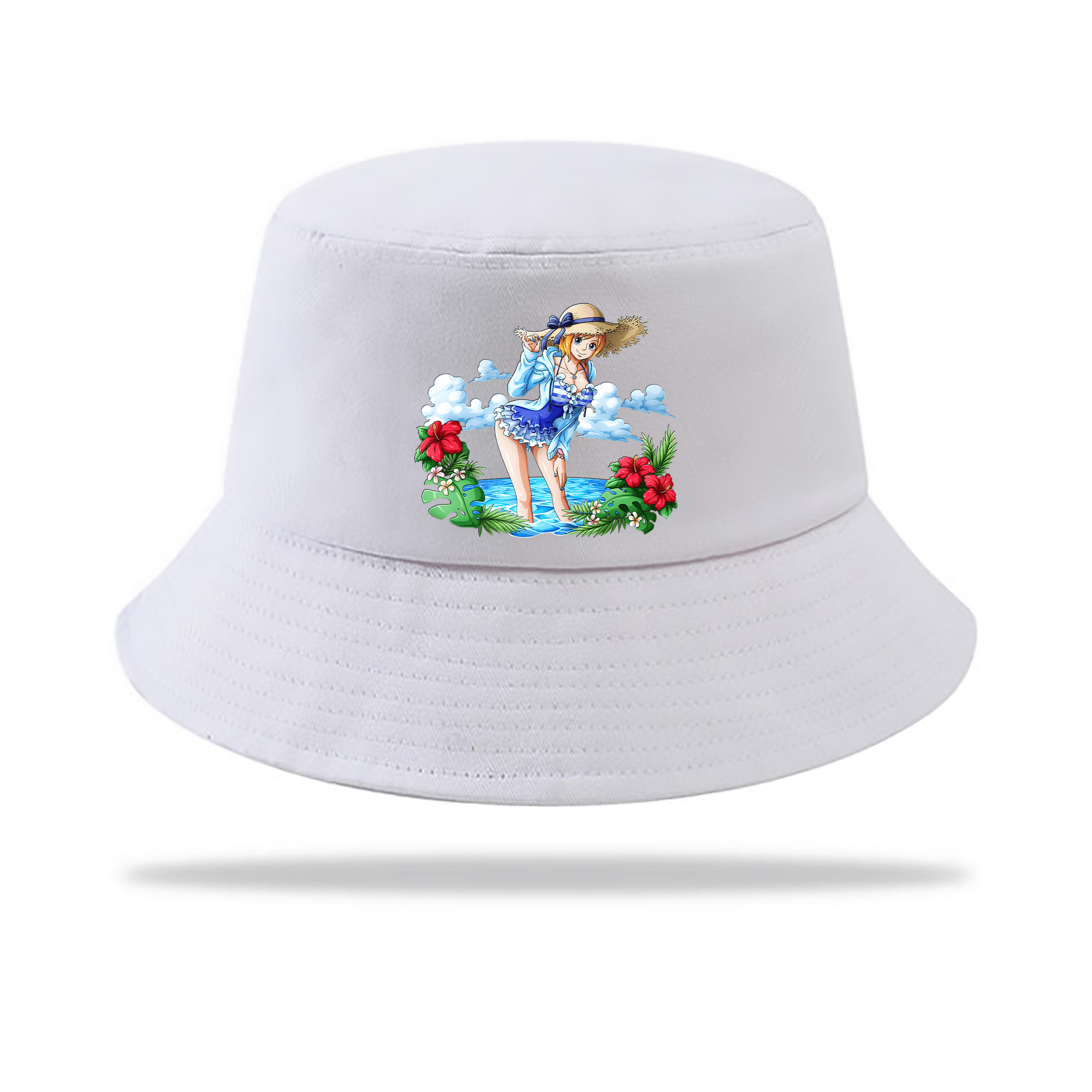 （画像用） ワンピース ナミ ONE PIECE Nami アウトドア日除けバケットハット