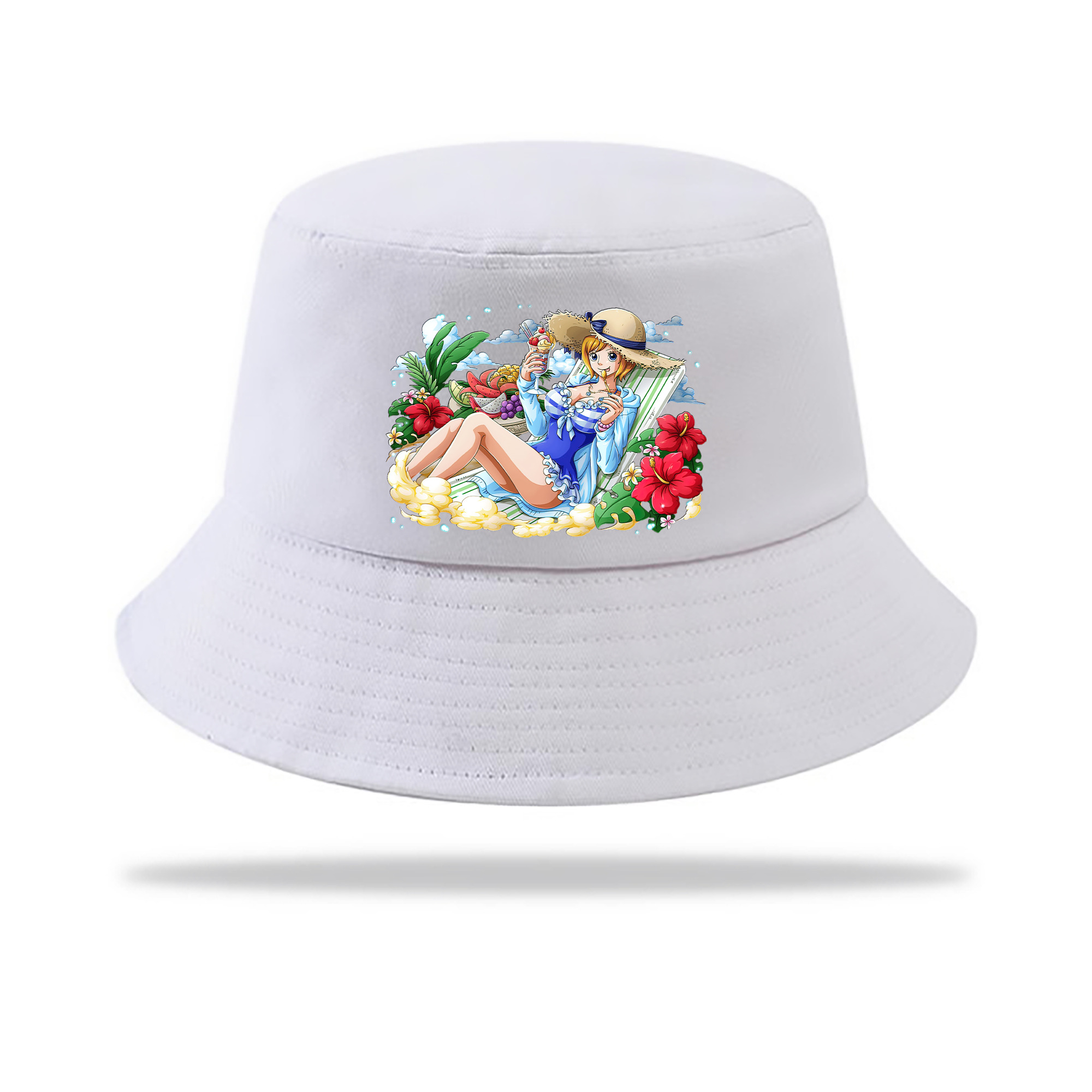 （画像用） ワンピース ナミ ONE PIECE Nami アウトドア日除けバケットハット