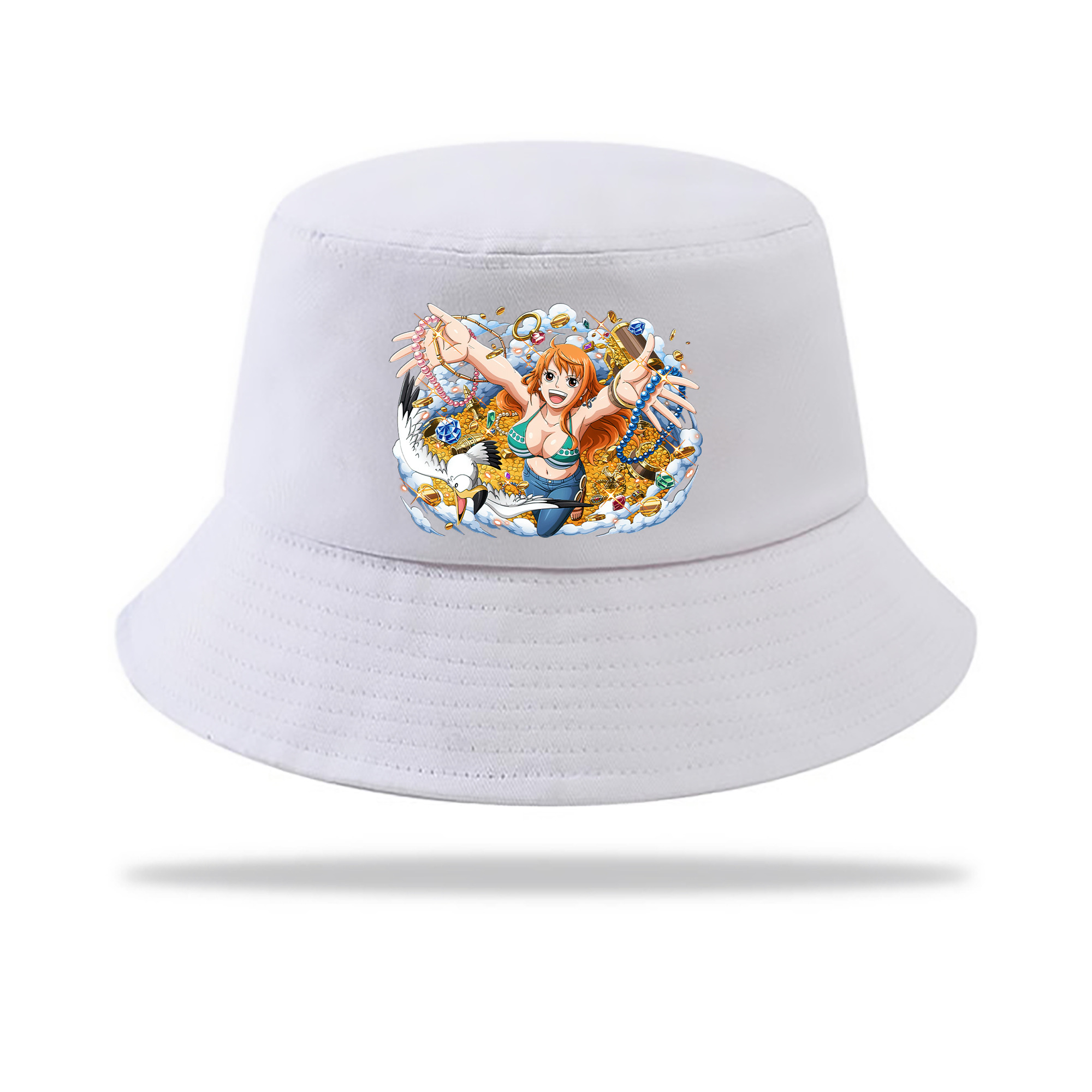 （画像用） ワンピース ナミ ONE PIECE Nami アウトドア日除けバケットハット