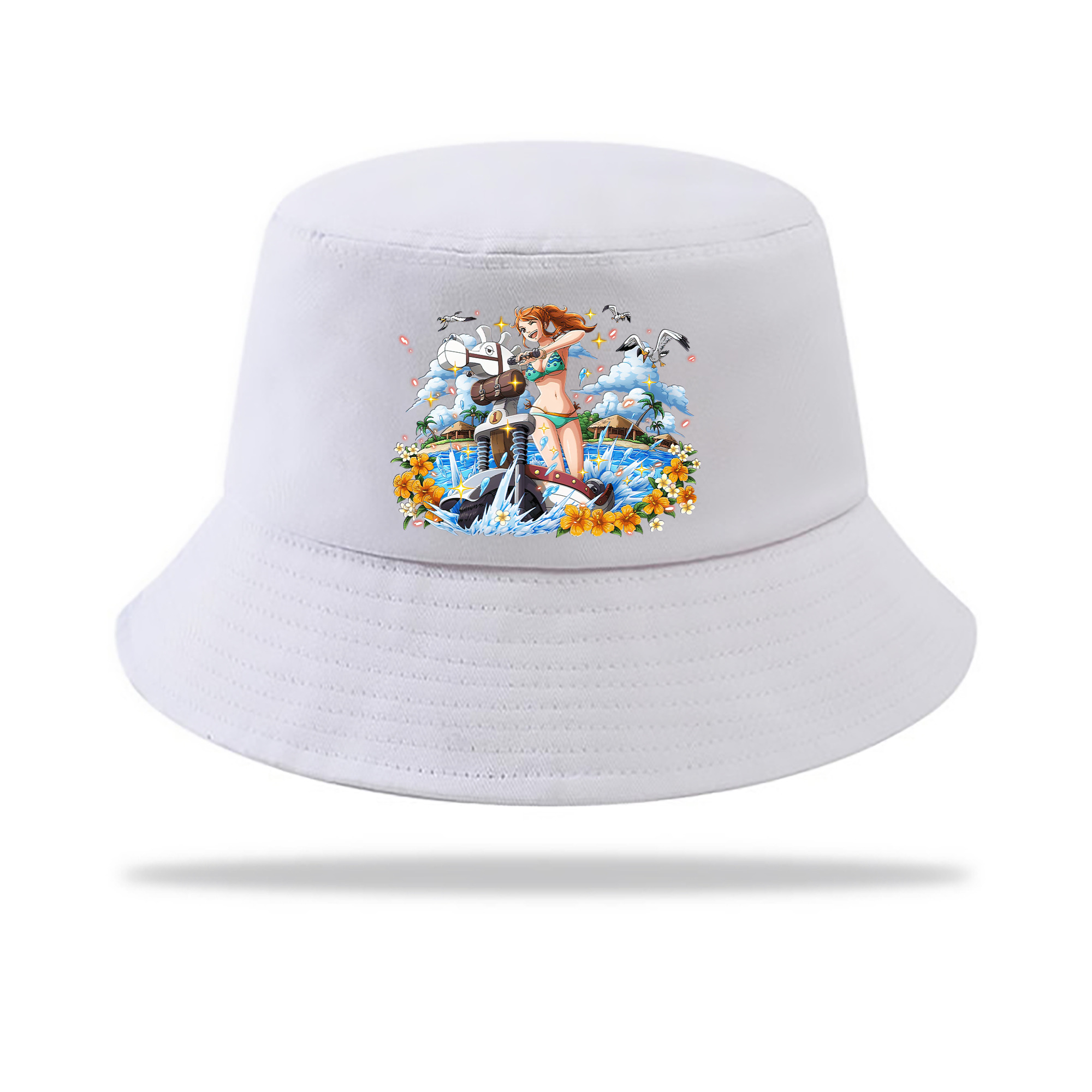（画像用） ワンピース ナミ ONE PIECE Nami アウトドア日除けバケットハット