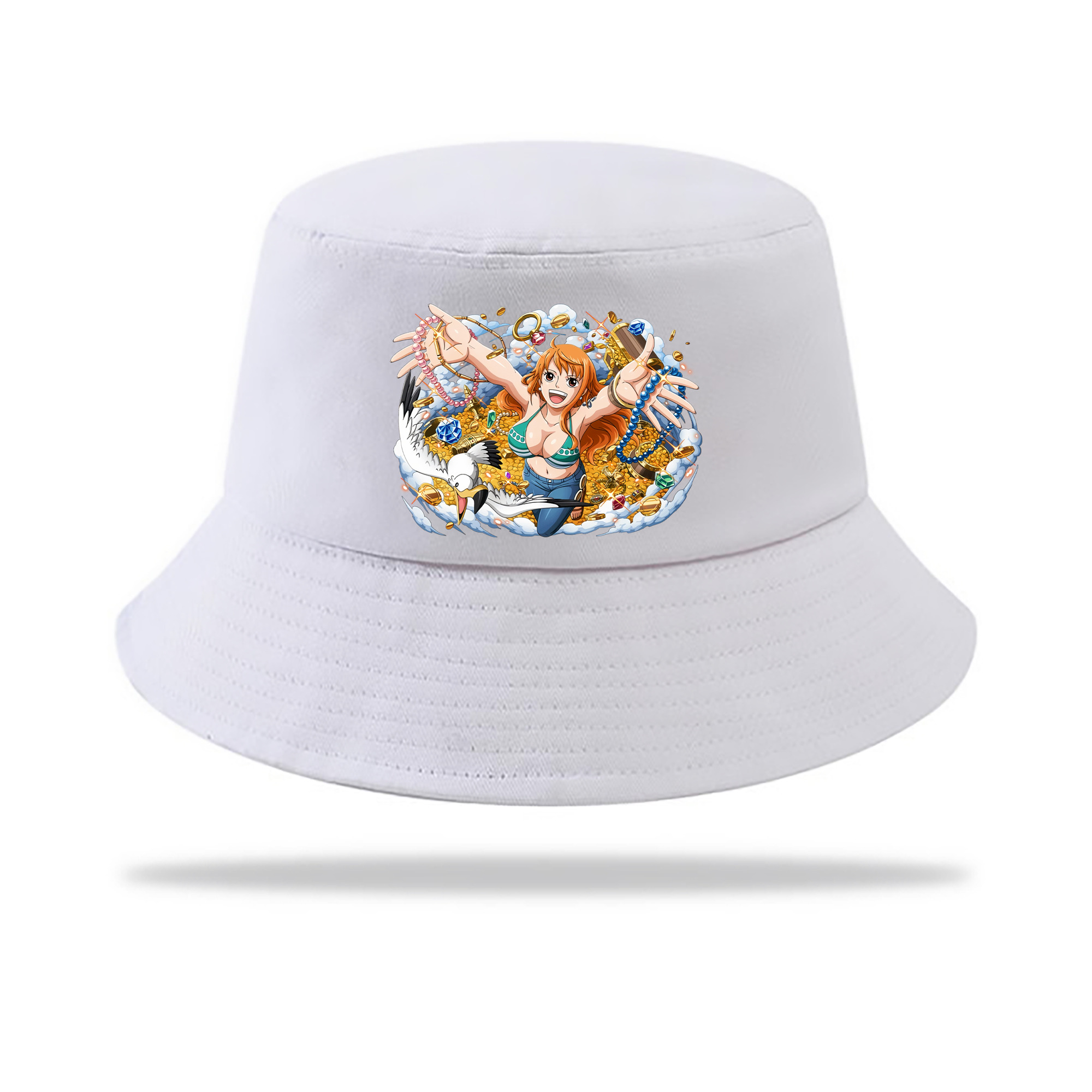 （画像用） ワンピース ナミ ONE PIECE Nami アウトドア日除けバケットハット
