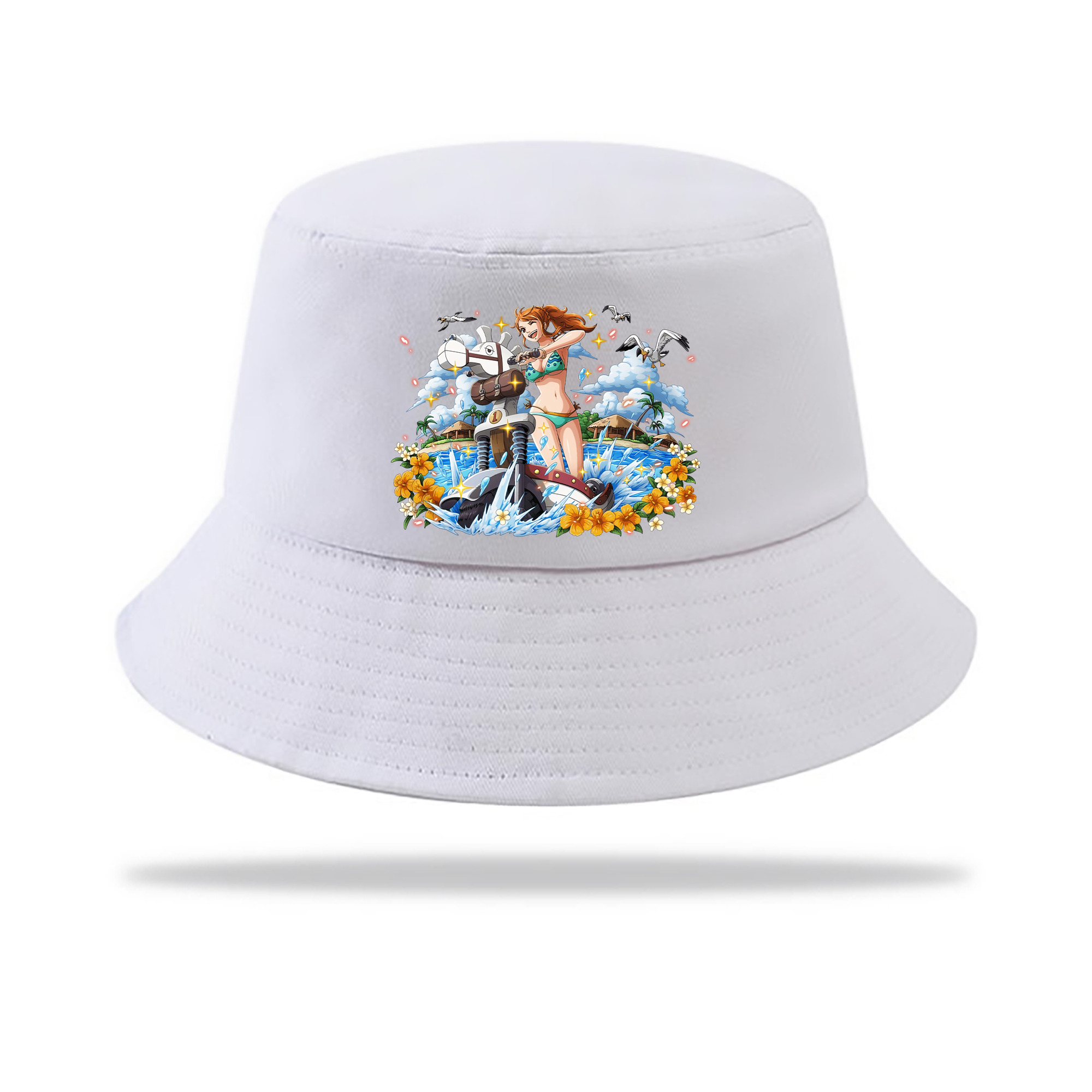 （画像用） ワンピース ナミ ONE PIECE Nami アウトドア日除けバケットハット