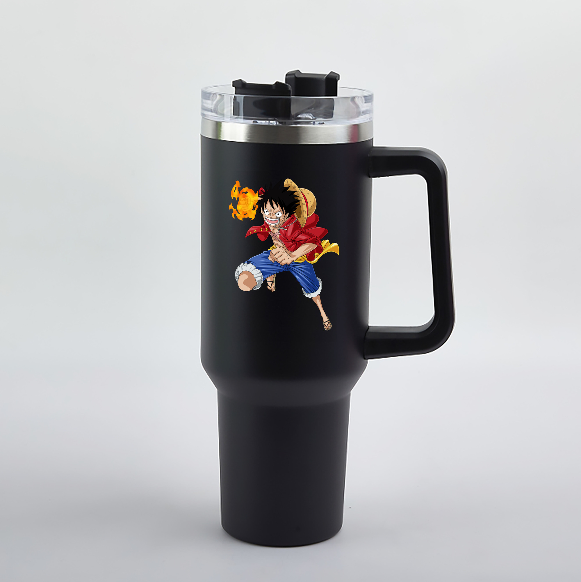 ワンピース モンキー・D・ルフィ ONE PIECE Monkey D. Luffy 1200mL車用タンブラー（カラープリント）