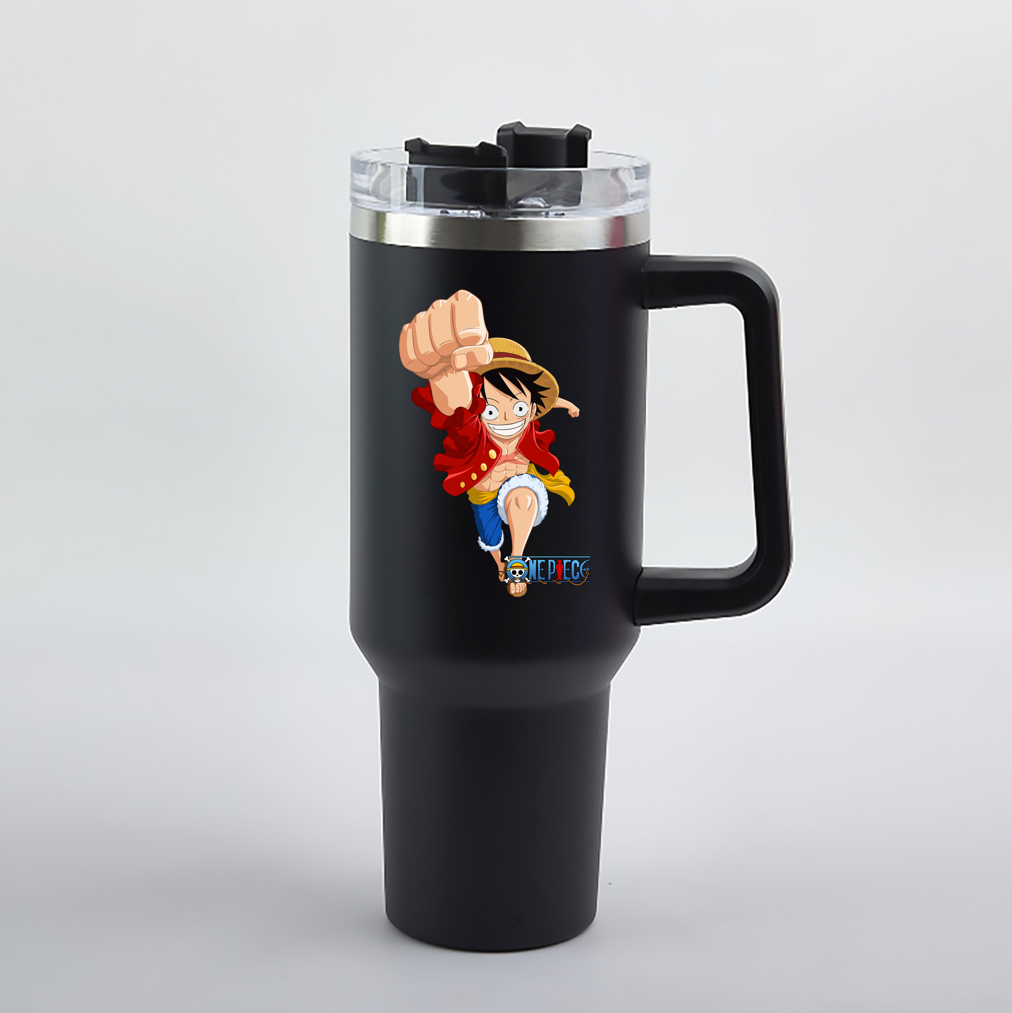 ワンピース モンキー・D・ルフィ ONE PIECE Monkey D. Luffy 1200mL車用タンブラー（カラープリント）