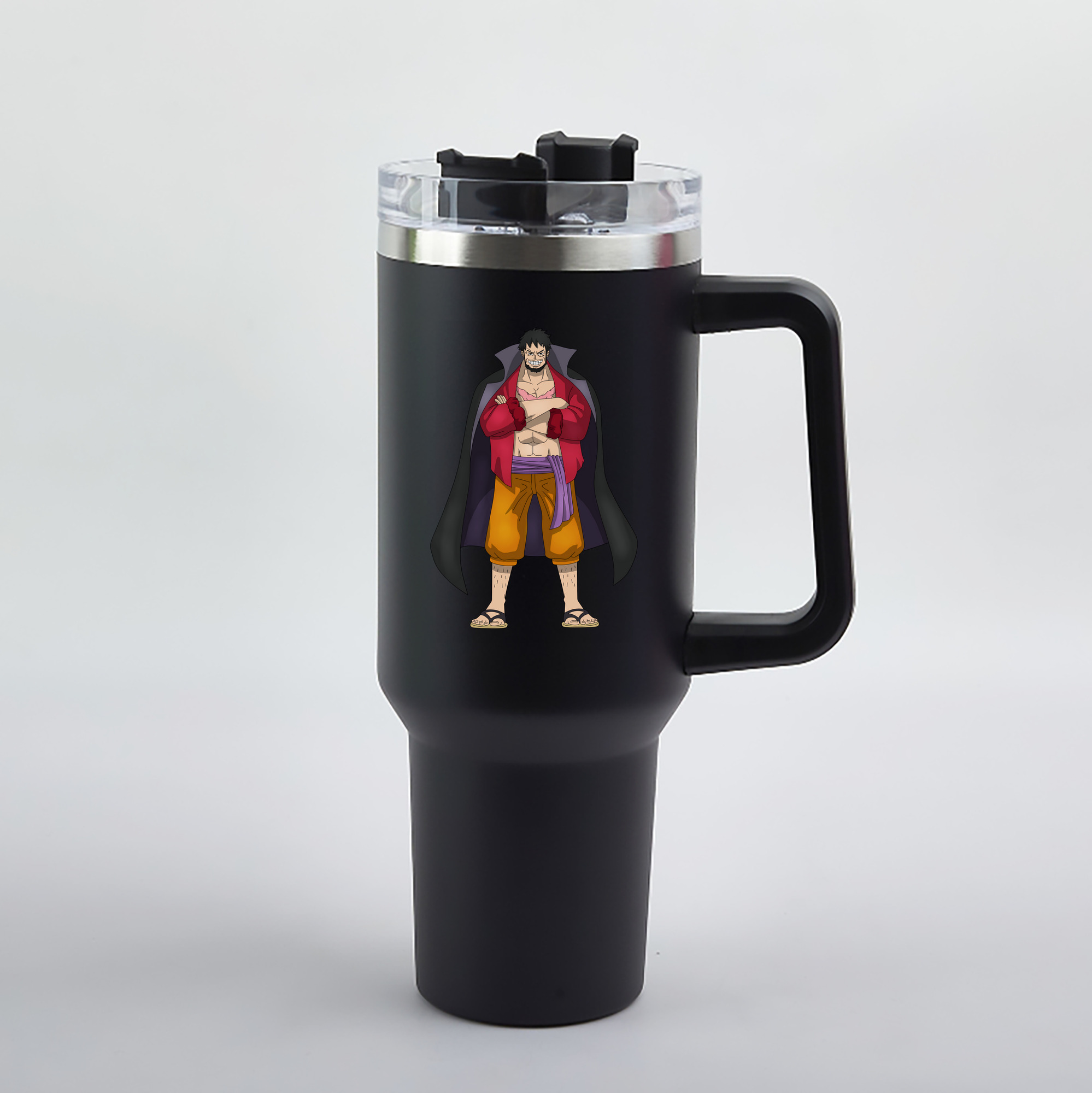 ワンピース モンキー・D・ルフィ ONE PIECE Monkey D. Luffy 1200mL車用タンブラー（カラープリント）