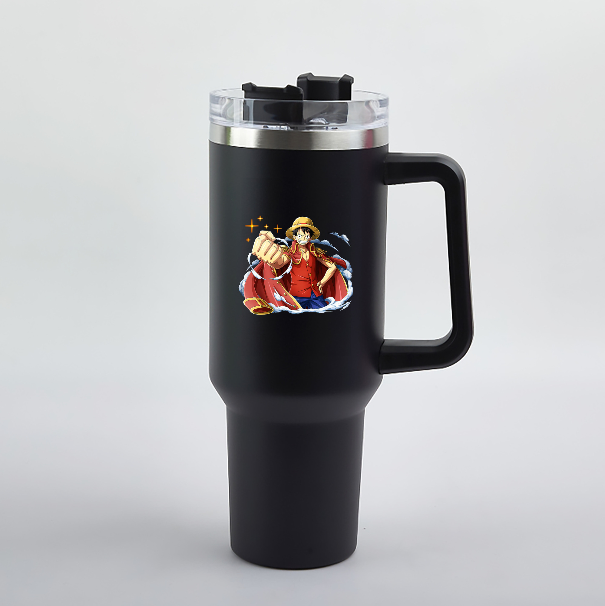 ワンピース モンキー・D・ルフィ ONE PIECE Monkey D. Luffy 1200mL車用タンブラー（カラープリント）