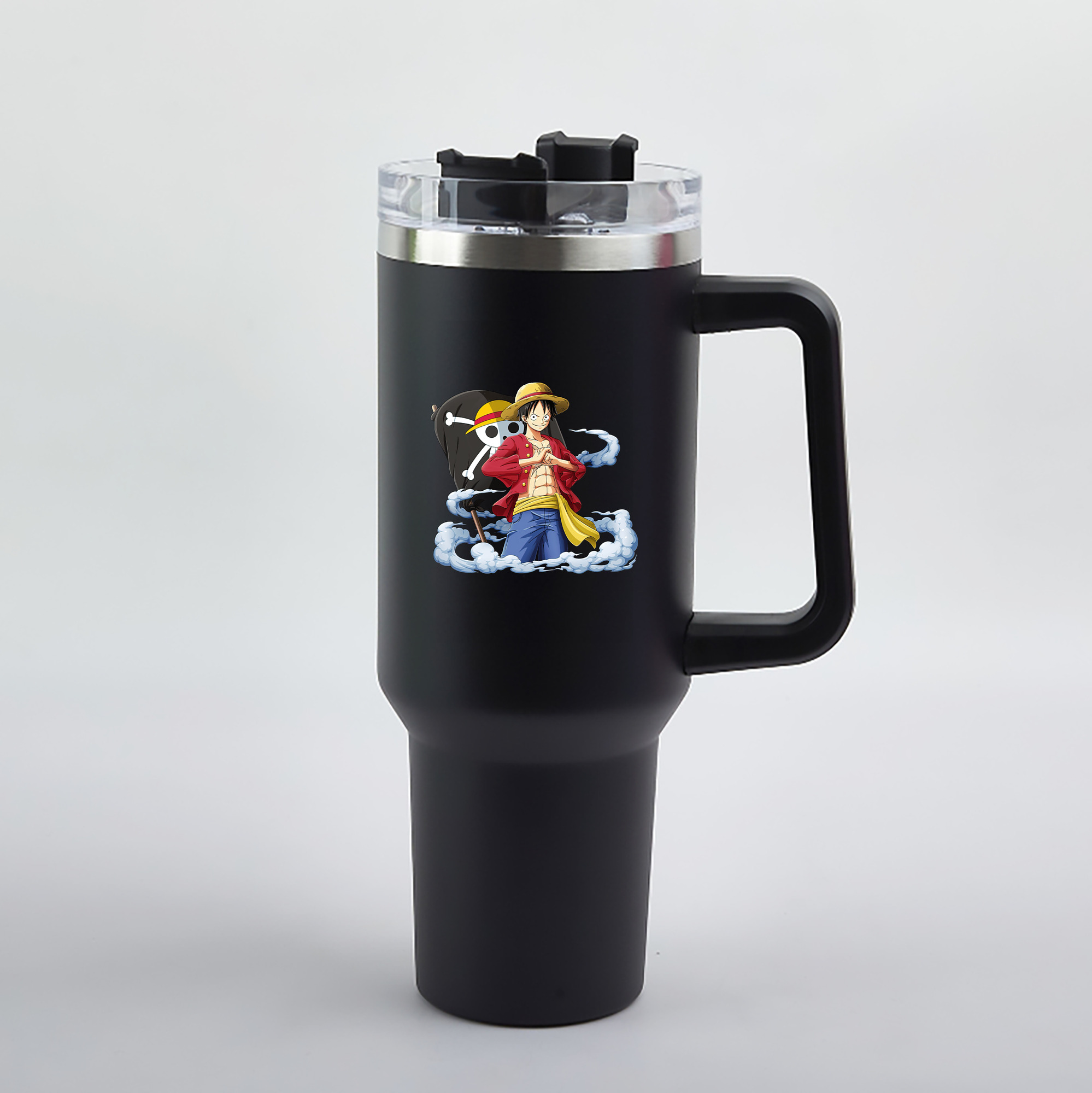 ワンピース モンキー・D・ルフィ ONE PIECE Monkey D. Luffy 1200mL車用タンブラー（カラープリント）