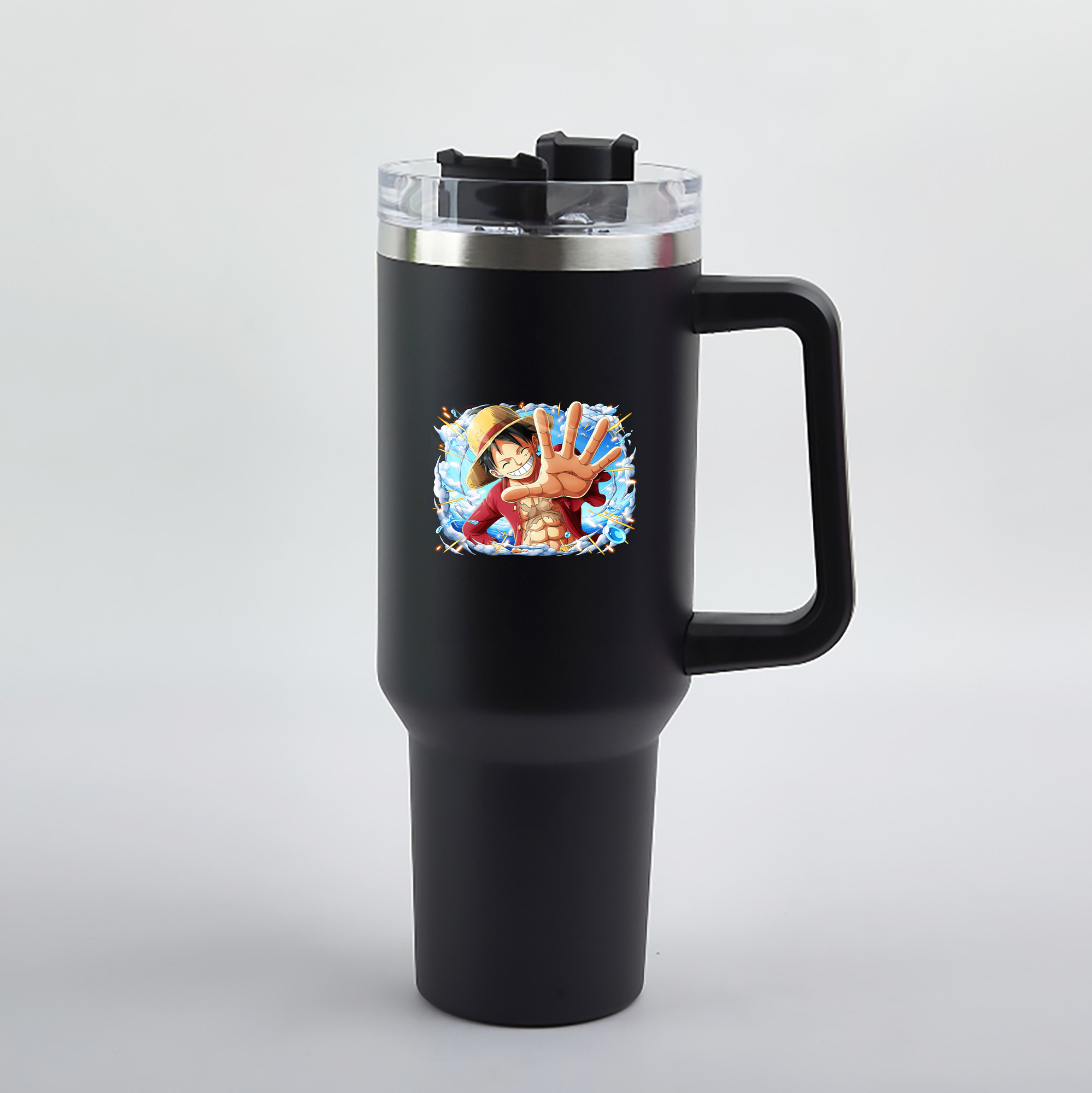 ワンピース モンキー・D・ルフィ ONE PIECE Monkey D. Luffy 1200mL車用タンブラー（カラープリント）
