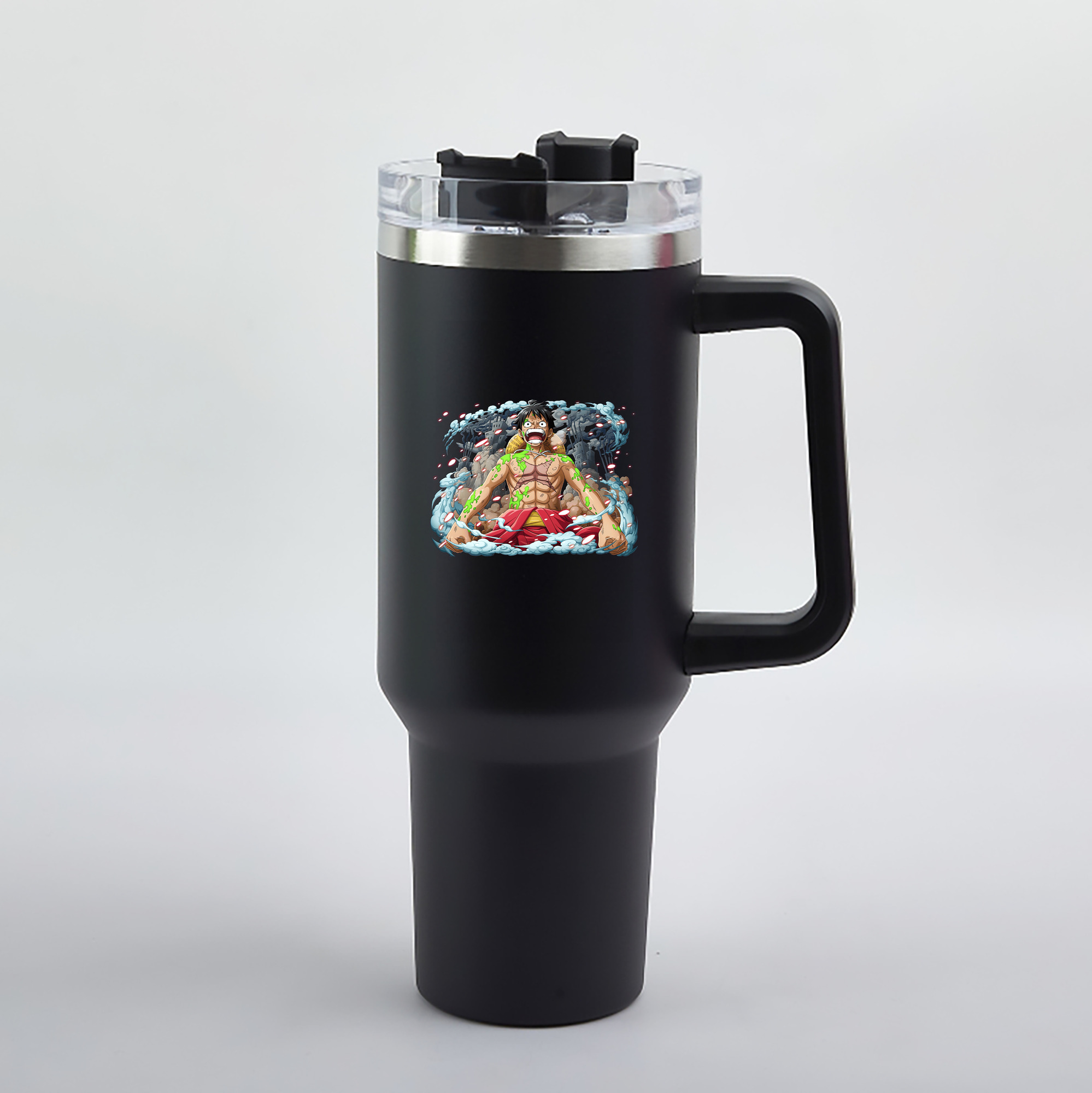 ワンピース モンキー・D・ルフィ ONE PIECE Monkey D. Luffy 1200mL車用タンブラー（カラープリント）