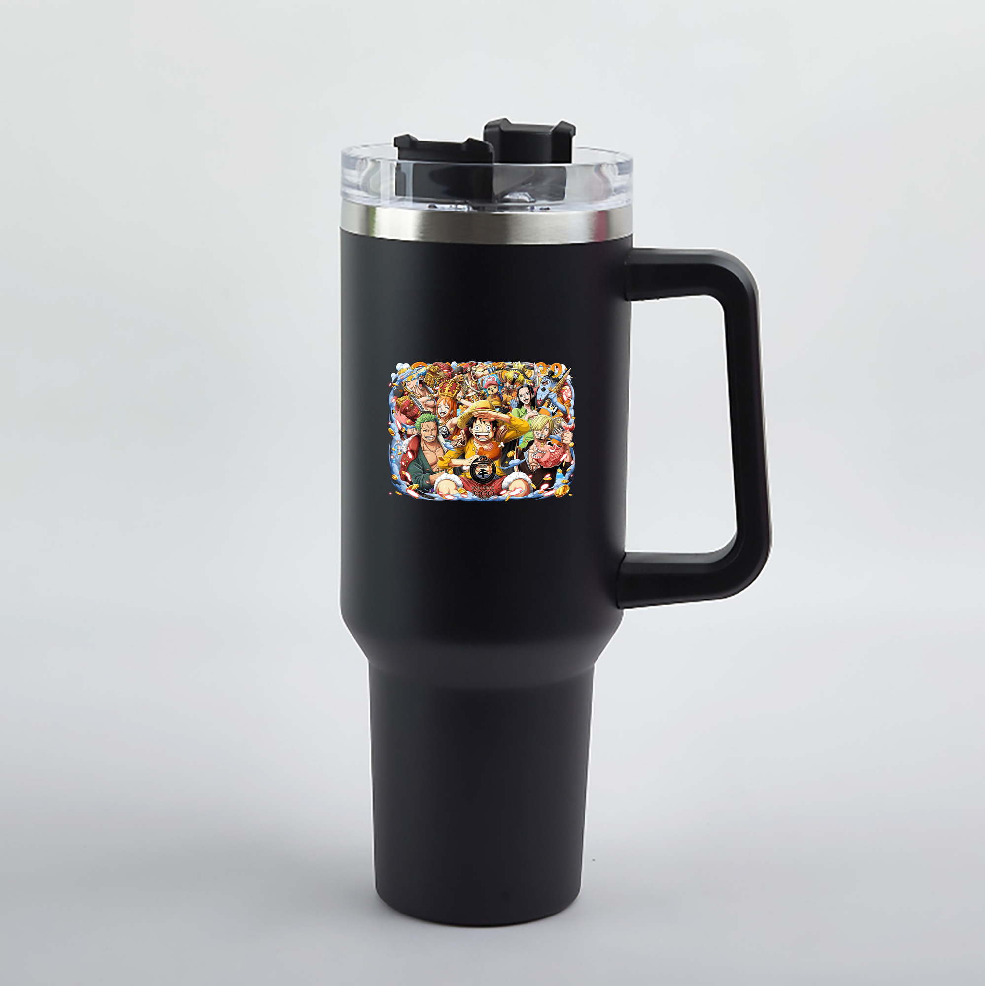 ワンピース モンキー・D・ルフィ ONE PIECE Monkey D. Luffy 1200mL車用タンブラー（カラープリント）