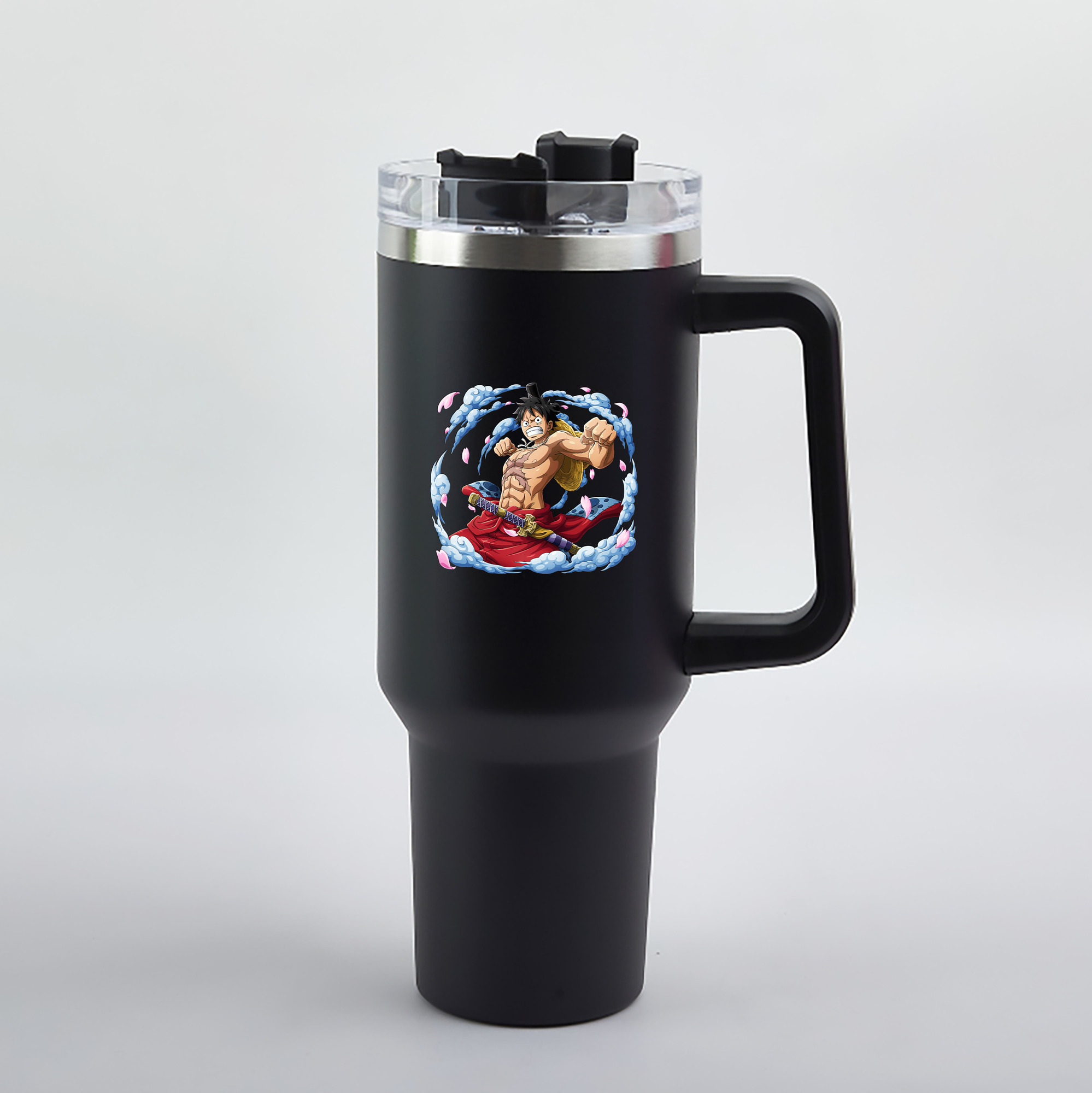 ワンピース モンキー・D・ルフィ ONE PIECE Monkey D. Luffy 1200mL車用タンブラー（カラープリント）