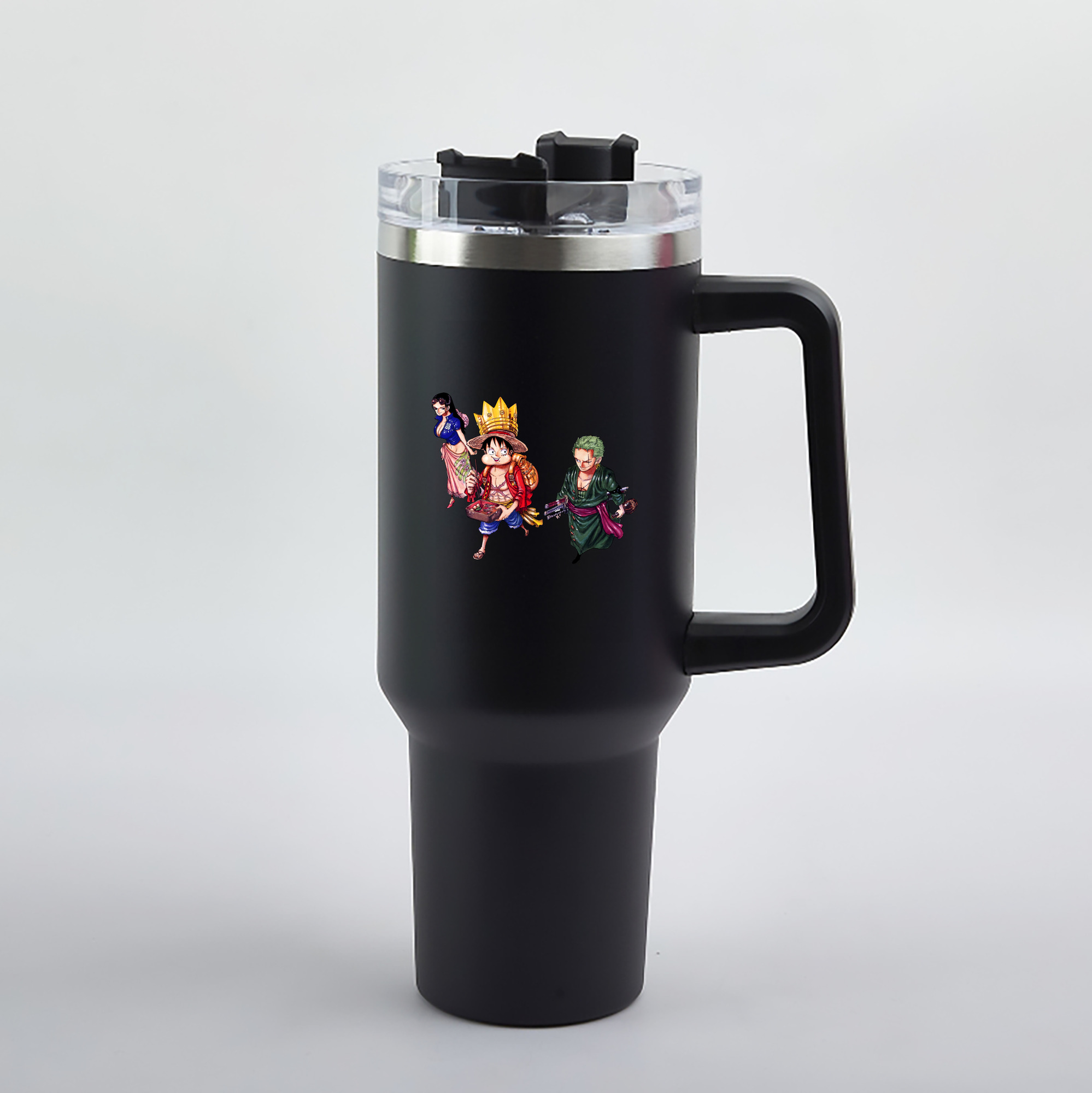 ワンピース モンキー・D・ルフィ ONE PIECE Monkey D. Luffy 1200mL車用タンブラー（カラープリント）