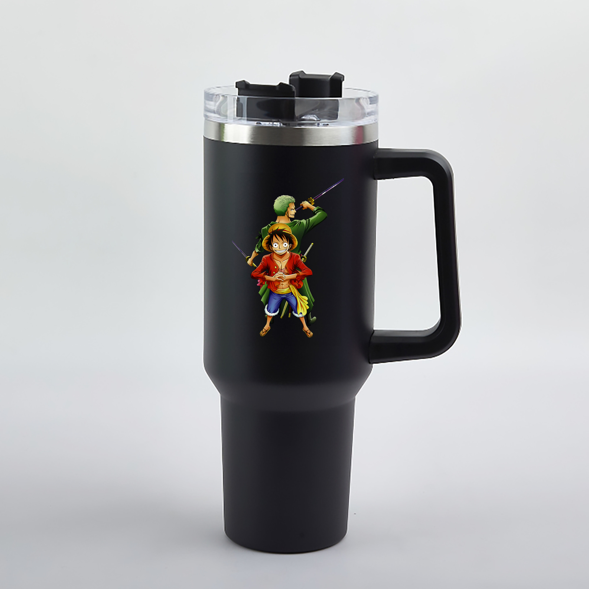 ワンピース モンキー・D・ルフィ ONE PIECE Monkey D. Luffy 1200mL車用タンブラー（カラープリント）