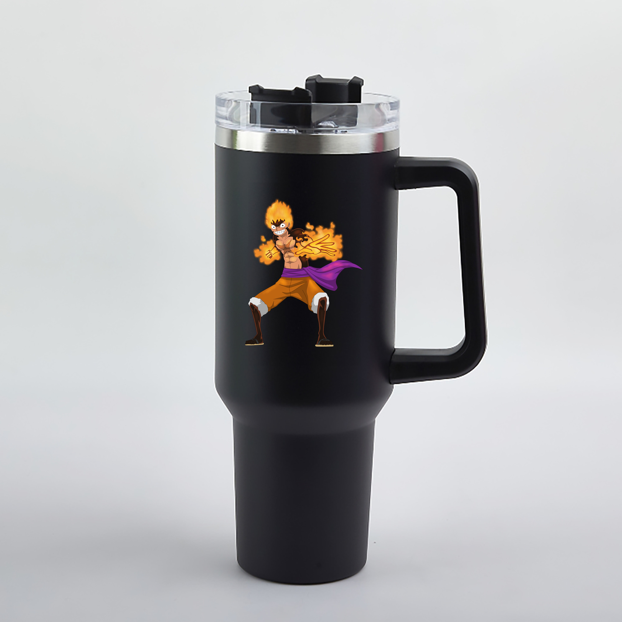 ワンピース モンキー・D・ルフィ ONE PIECE Monkey D. Luffy 1200mL車用タンブラー（カラープリント）