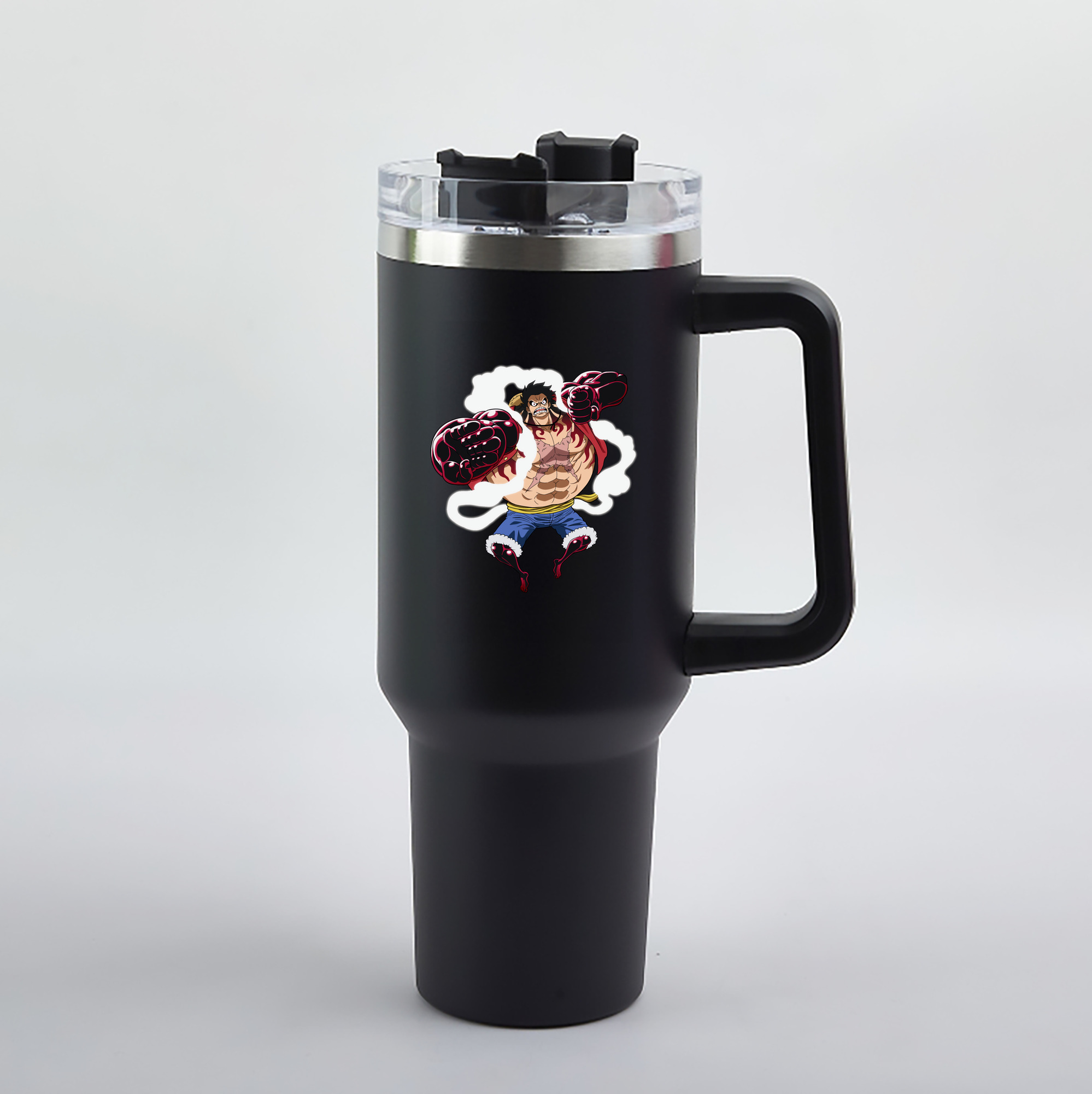 ワンピース モンキー・D・ルフィ ONE PIECE Monkey D. Luffy 1200mL車用タンブラー（カラープリント）