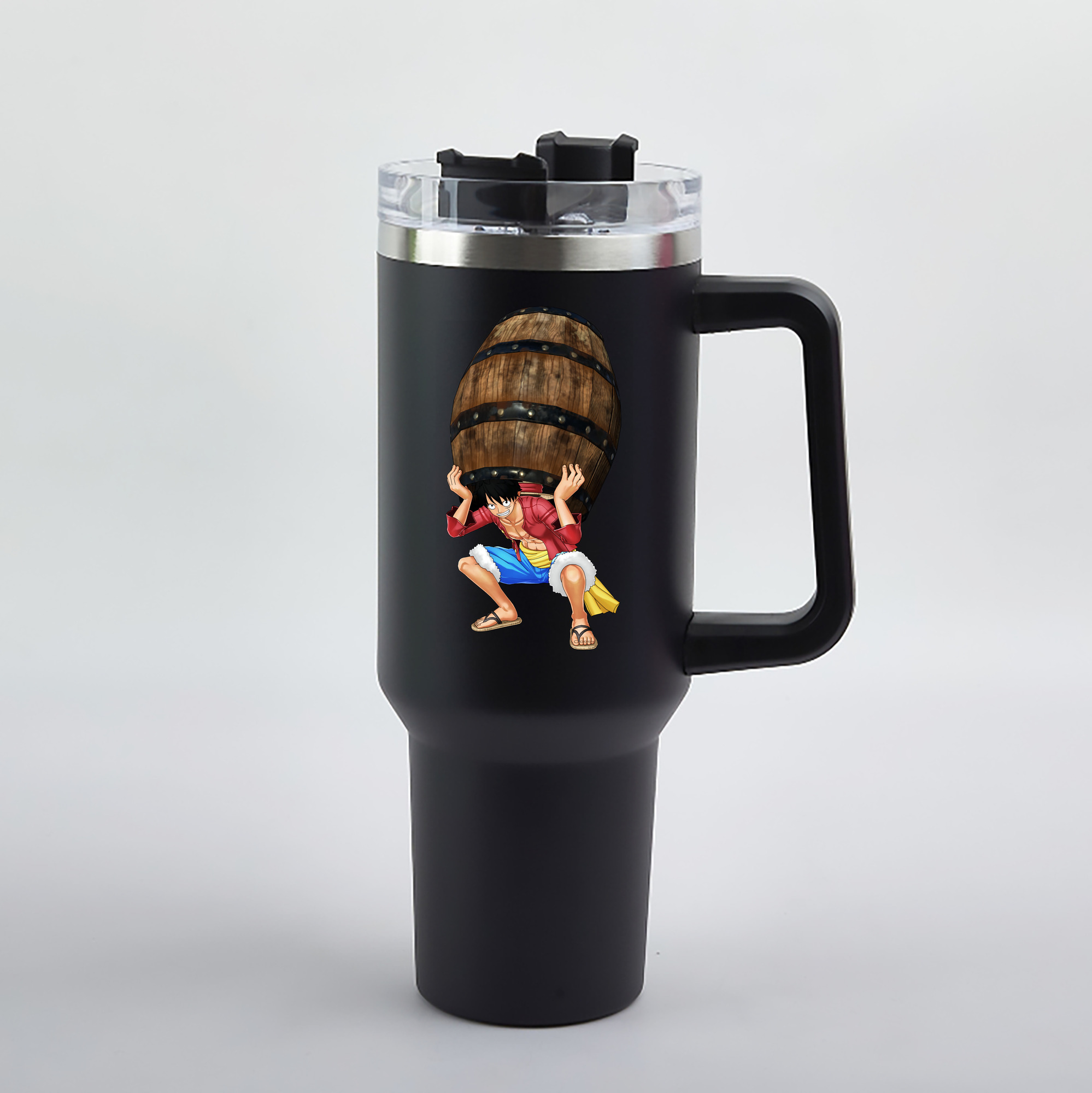 ワンピース モンキー・D・ルフィ ONE PIECE Monkey D. Luffy 1200mL車用タンブラー（カラープリント）