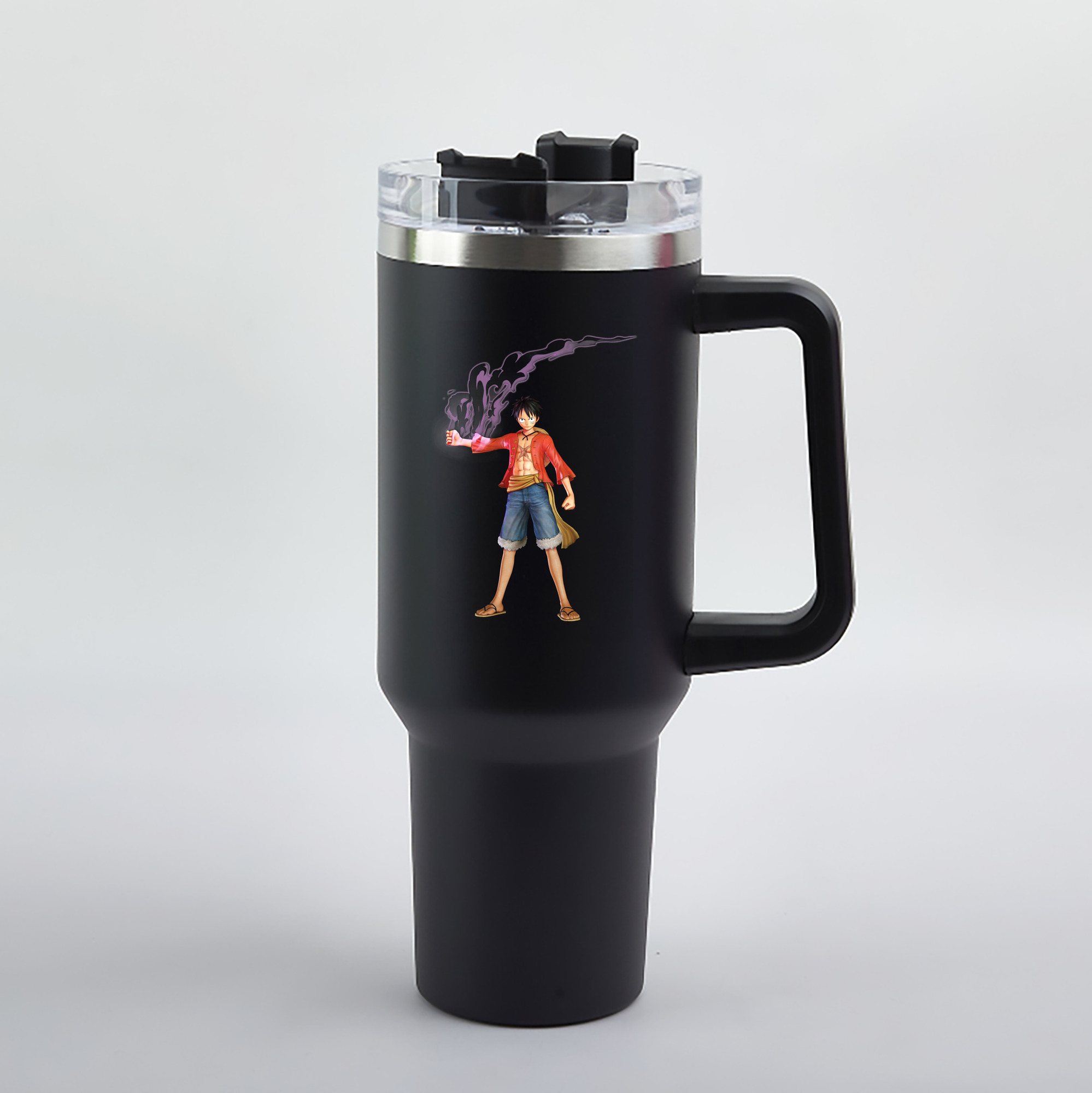 ワンピース モンキー・D・ルフィ ONE PIECE Monkey D. Luffy 1200mL車用タンブラー（カラープリント）