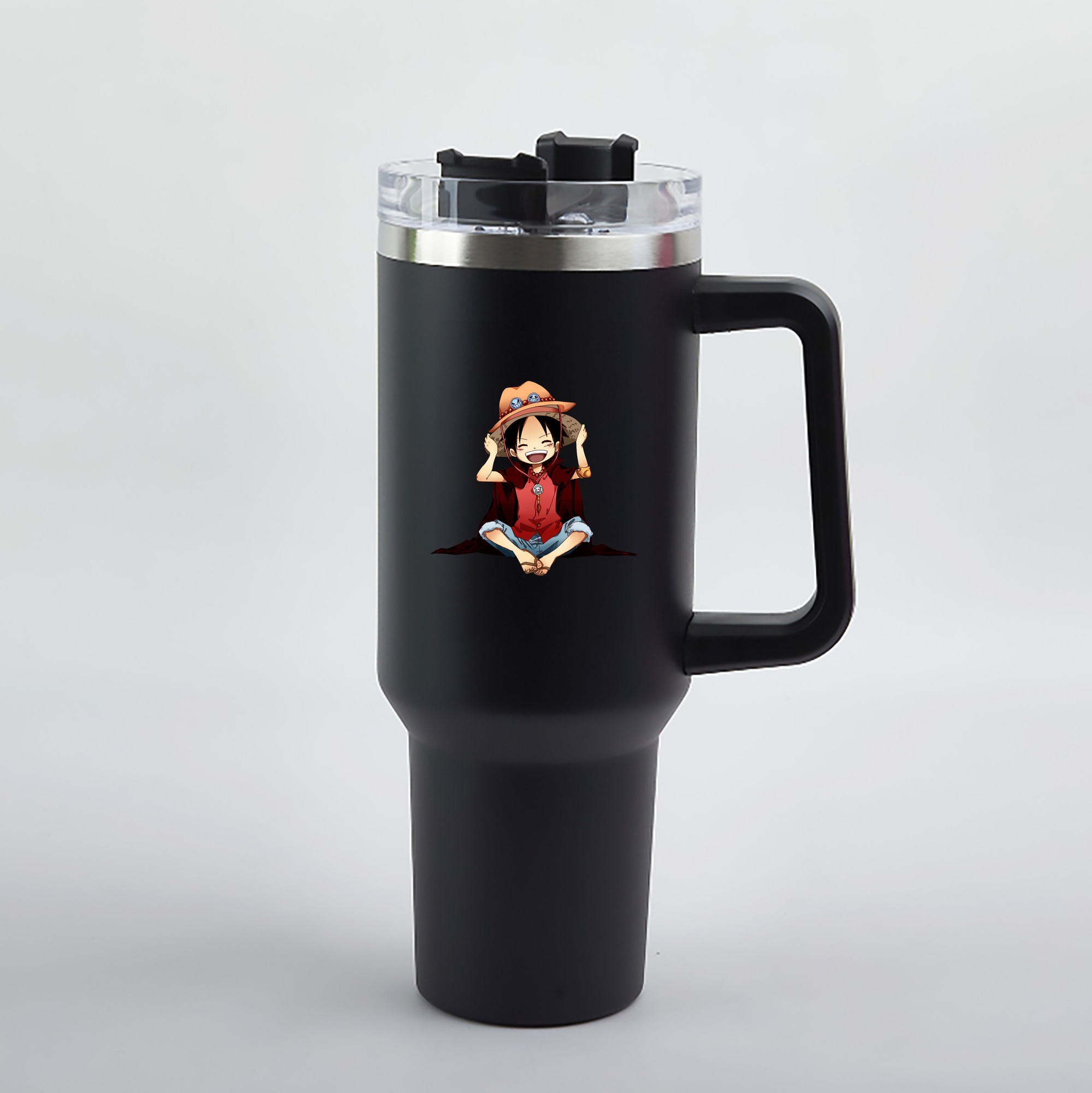 ワンピース モンキー・D・ルフィ ONE PIECE Monkey D. Luffy 1200mL車用タンブラー（カラープリント）