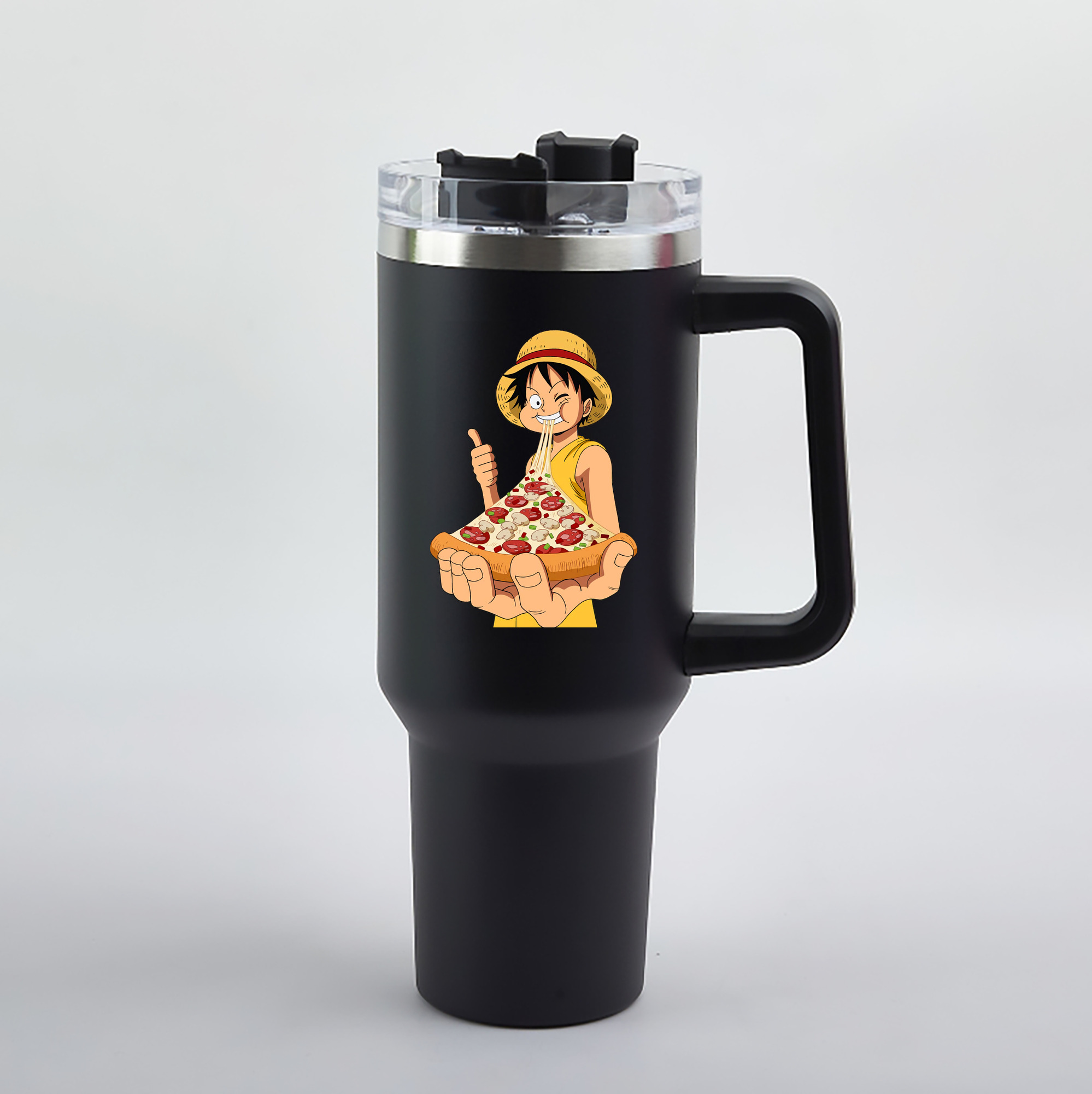 ワンピース モンキー・D・ルフィ ONE PIECE Monkey D. Luffy 1200mL車用タンブラー（カラープリント）