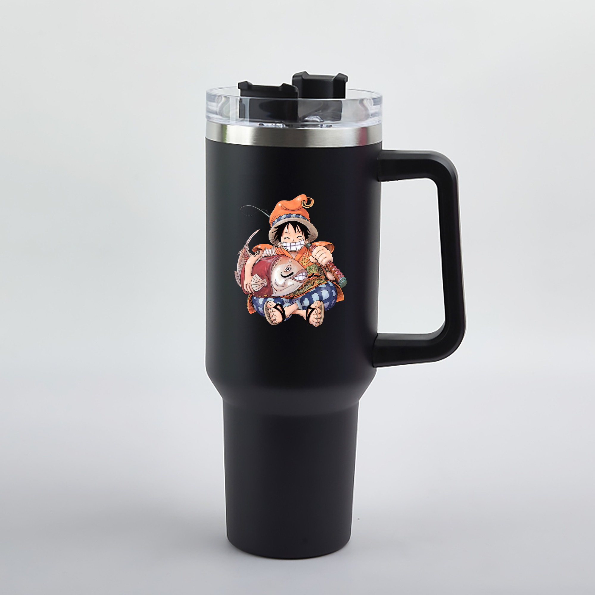 ワンピース モンキー・D・ルフィ ONE PIECE Monkey D. Luffy 1200mL車用タンブラー（カラープリント）
